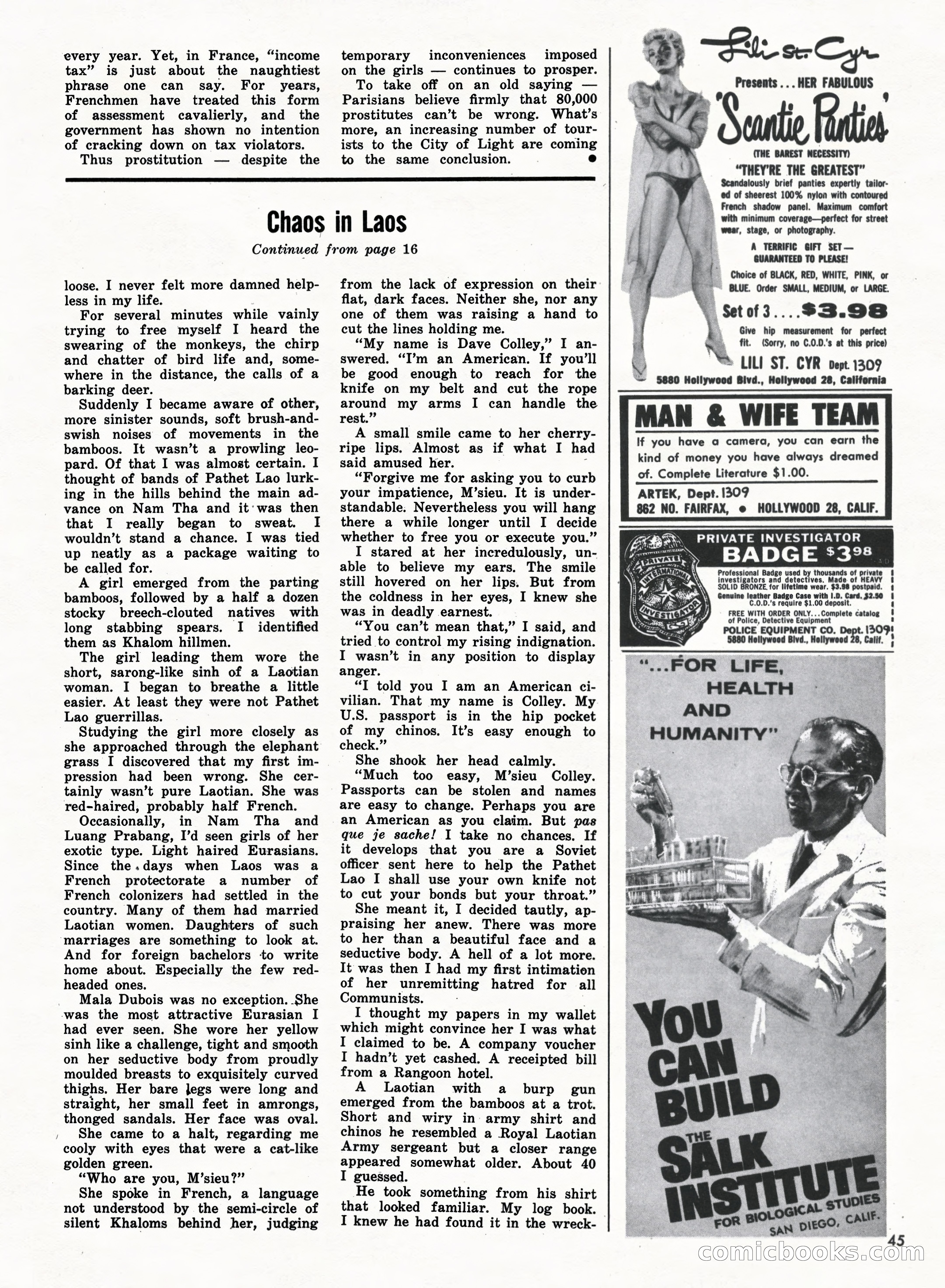 Bluebook for Men, October 1962 — page 45 of 84