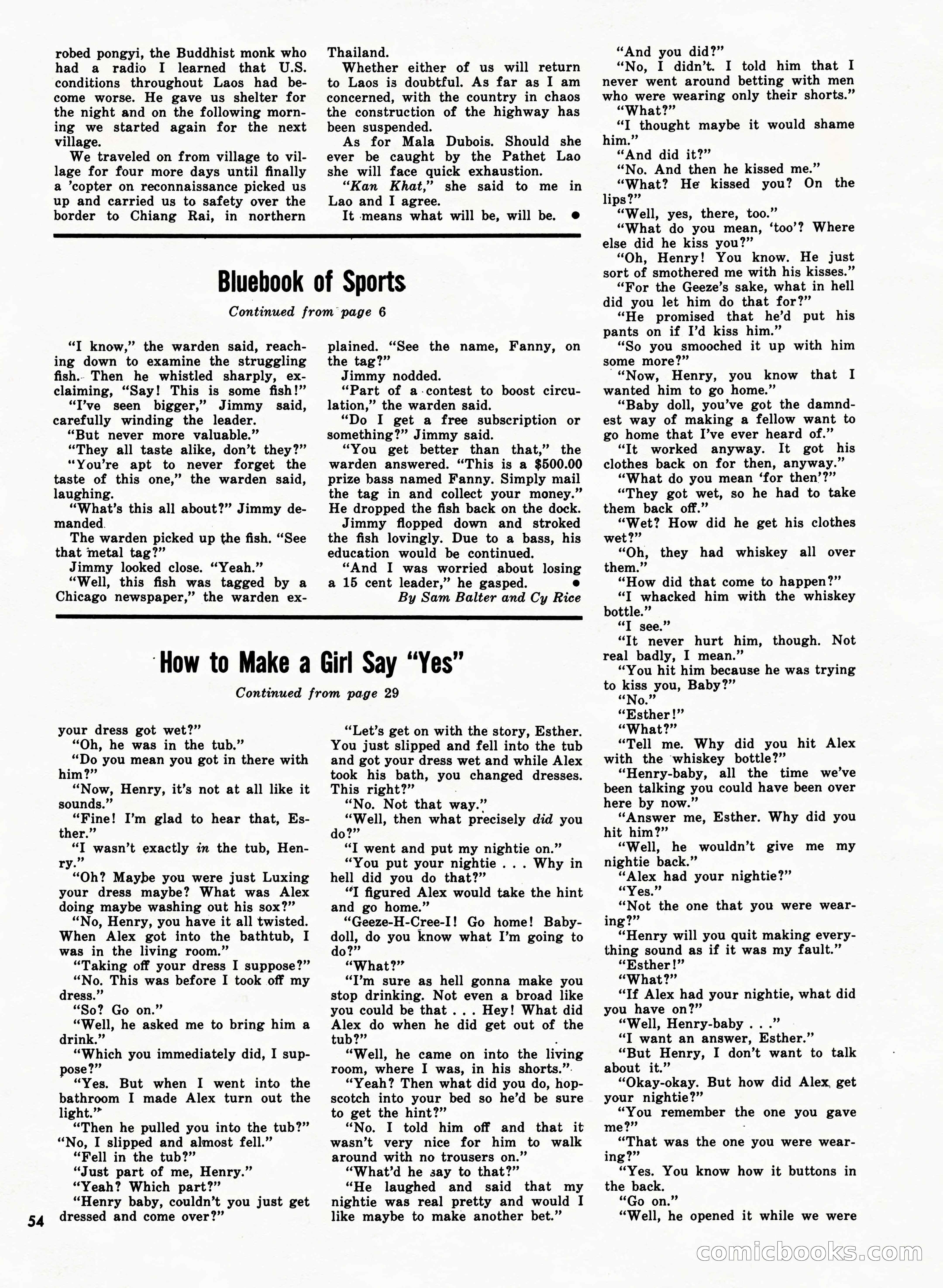 Bluebook for Men, October 1962 — page 54 of 84