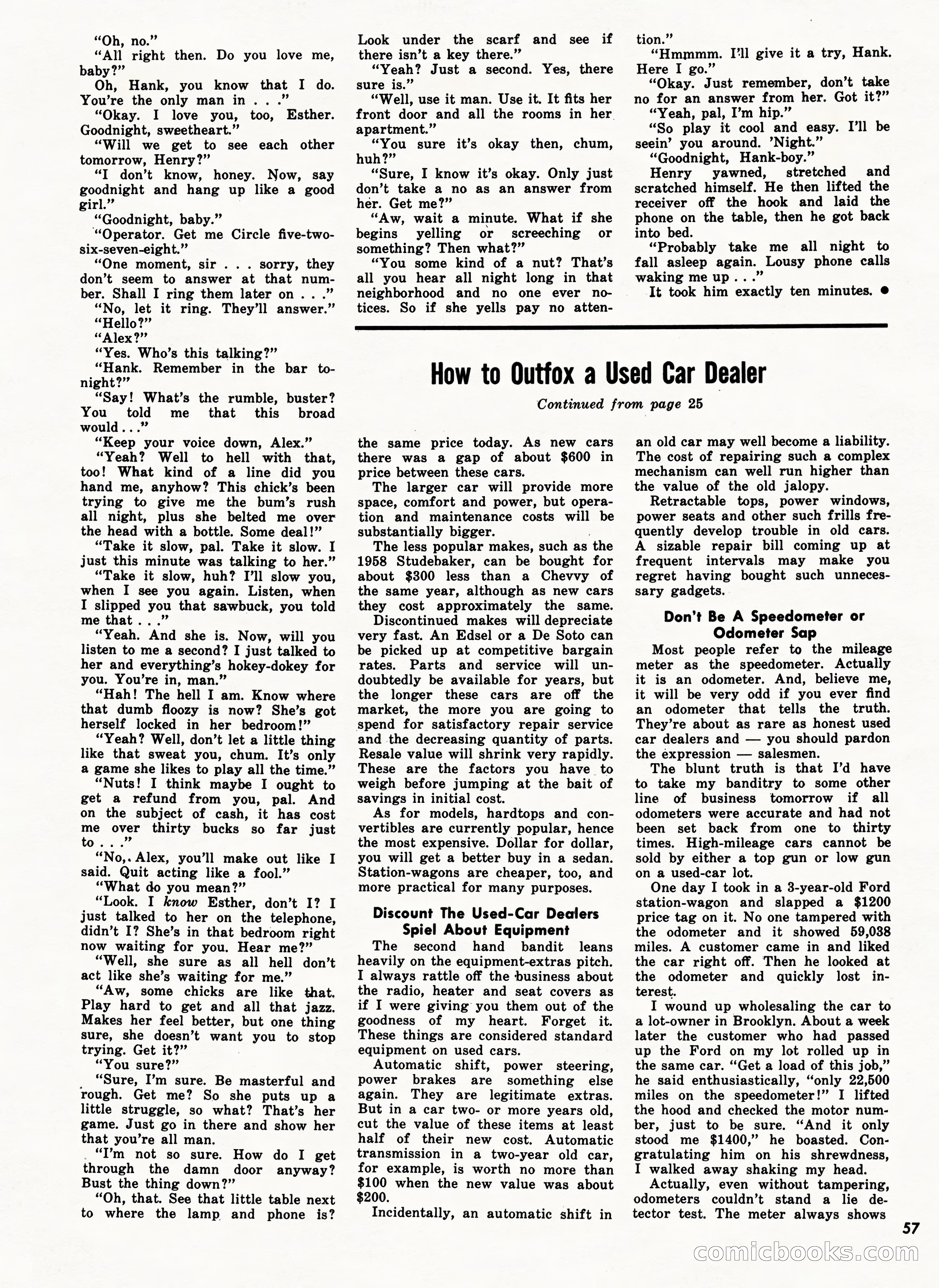 Bluebook for Men, October 1962 — page 57 of 84