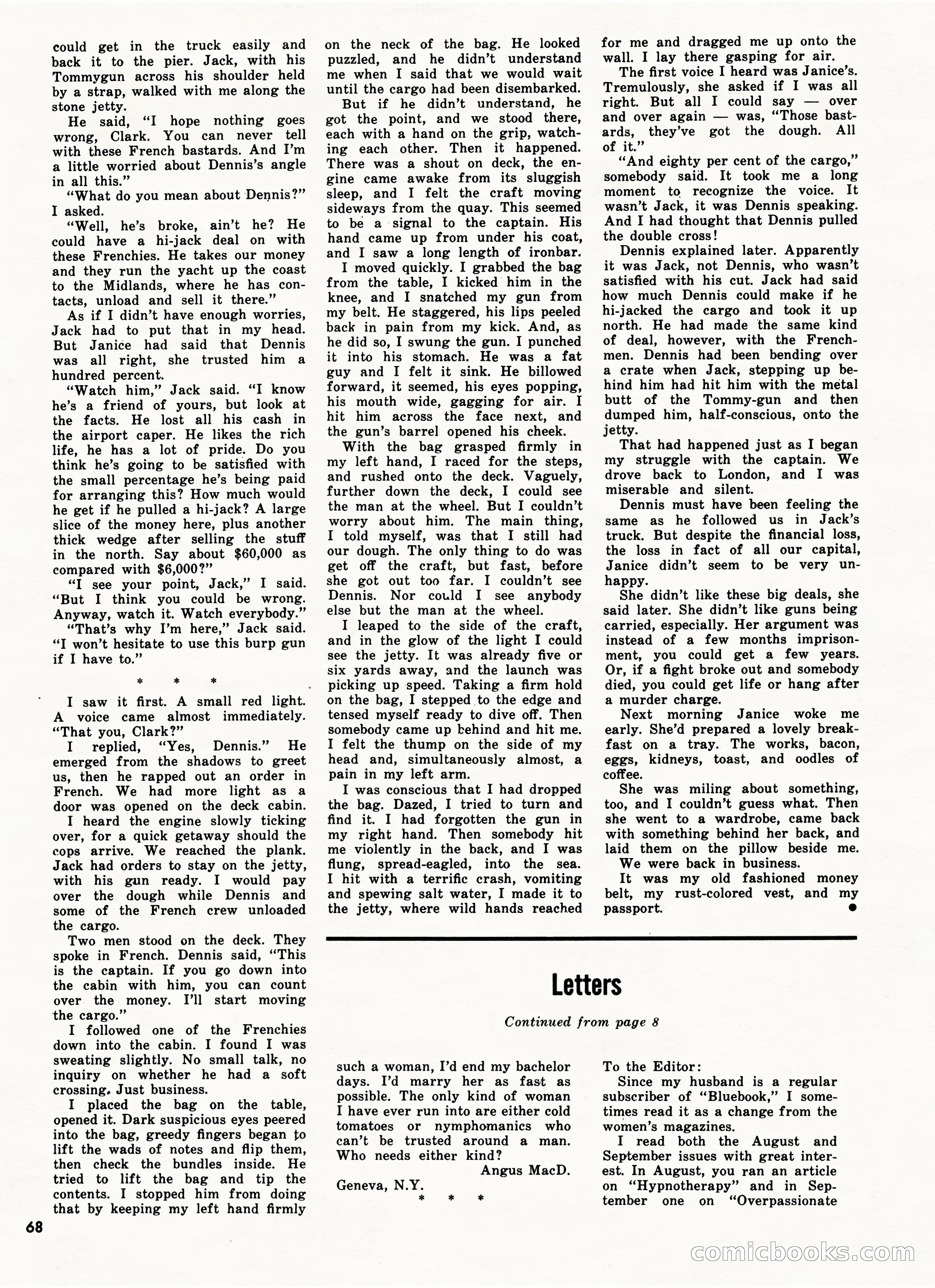 Bluebook for Men, October 1962 — page 68 of 84
