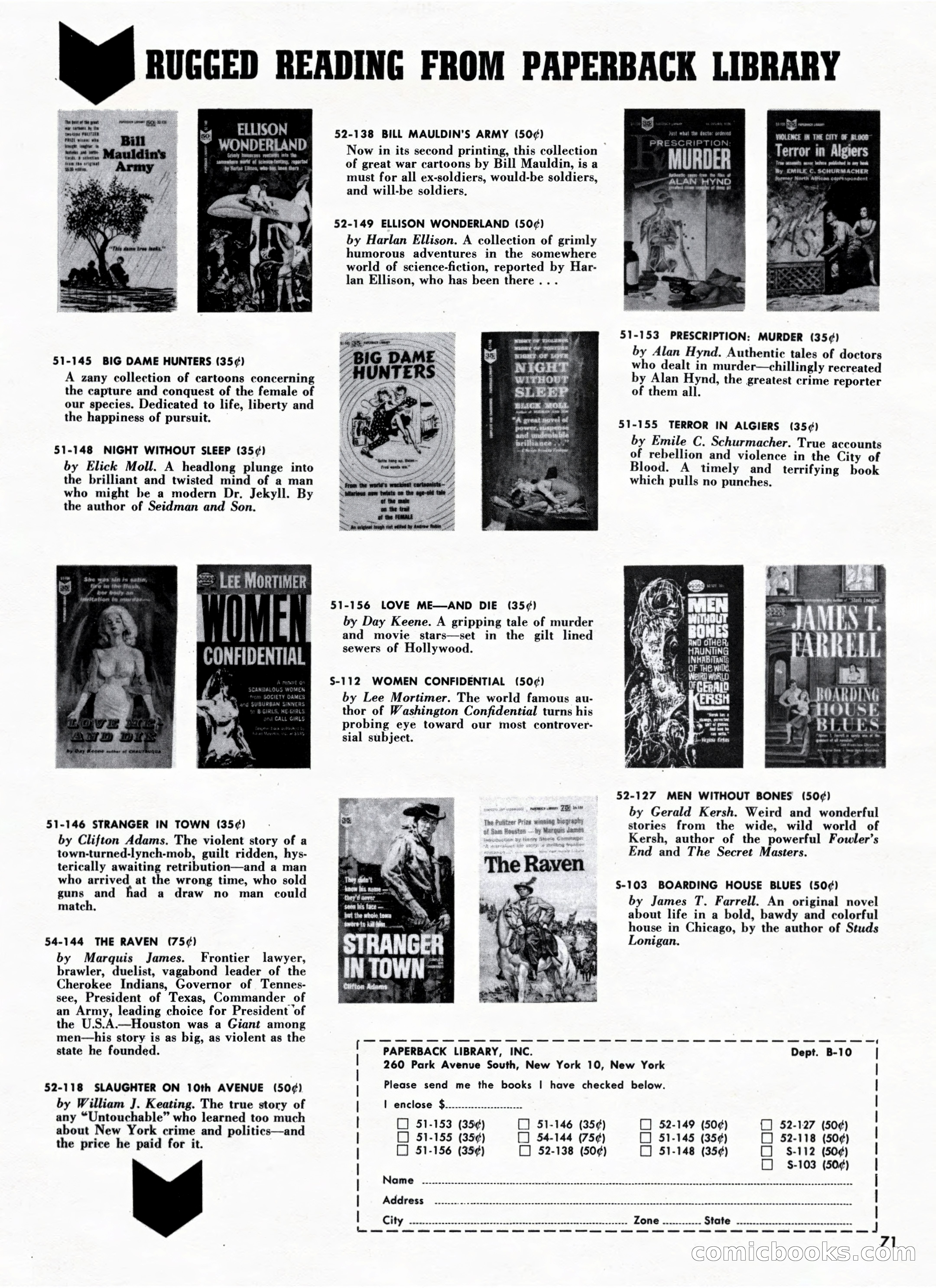 Bluebook for Men, October 1962 — page 71 of 84