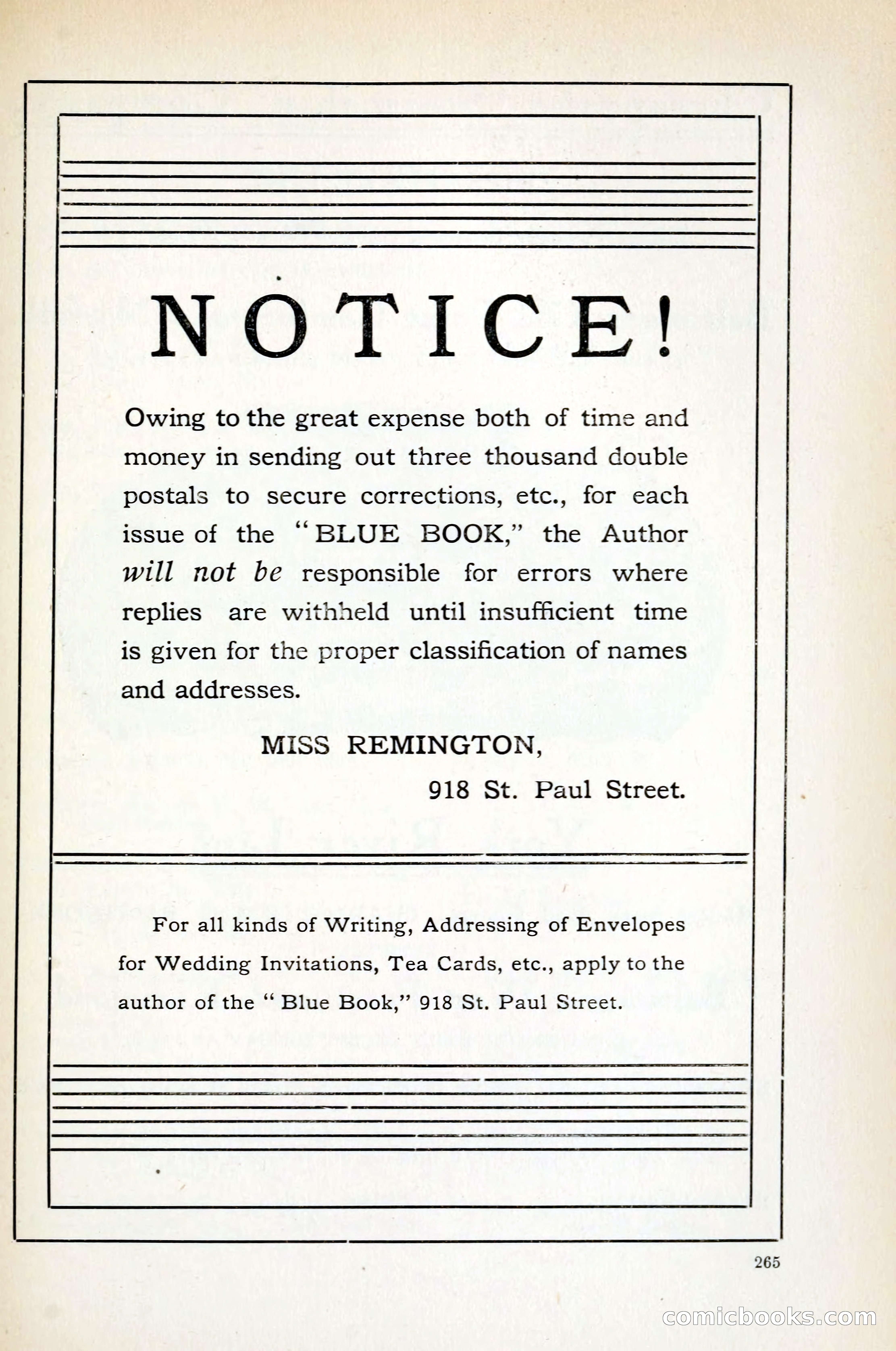 Blue Book Magazine, 1906 — page 275 of 400