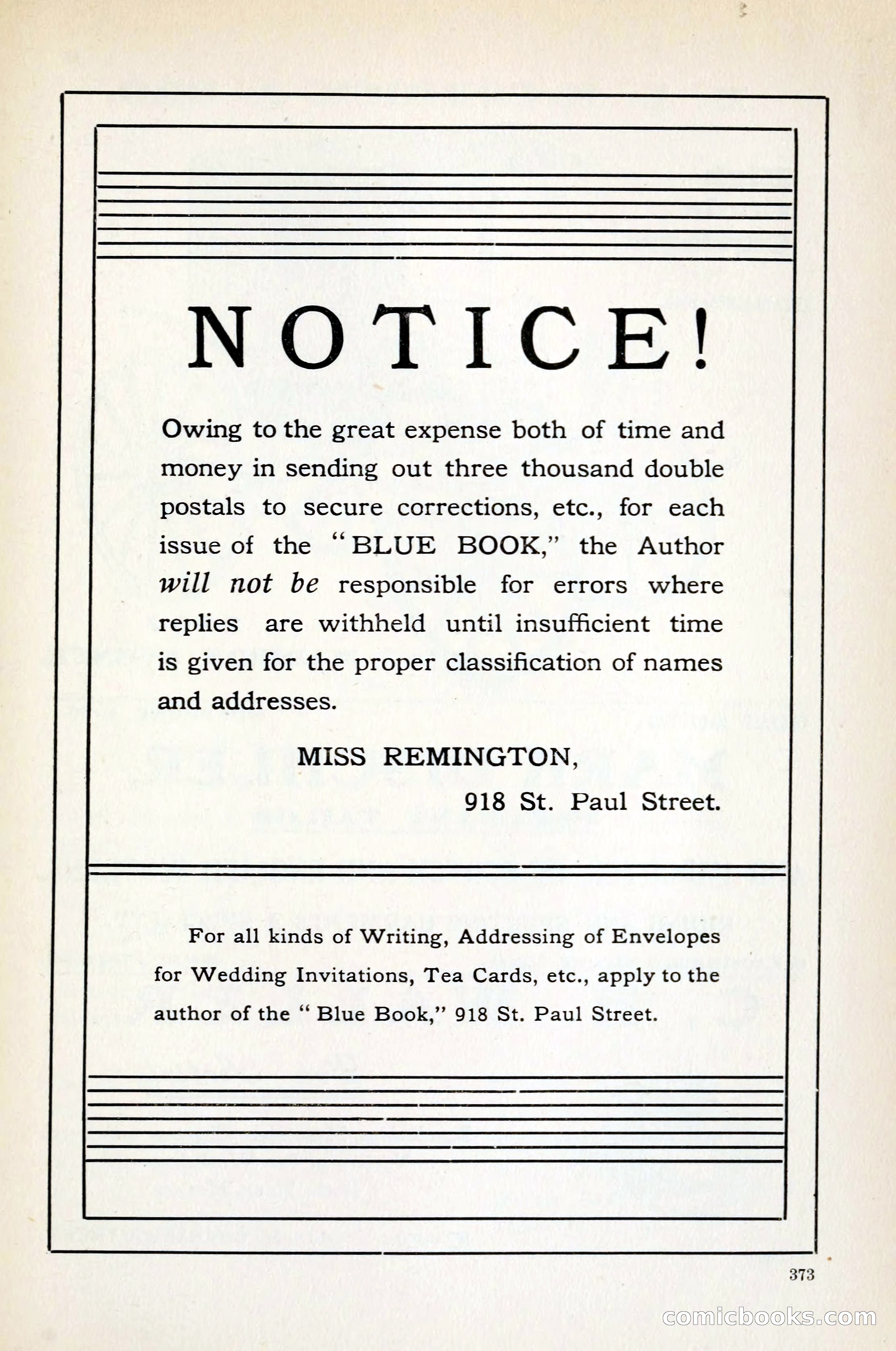 Blue Book Magazine, 1906 — page 383 of 400