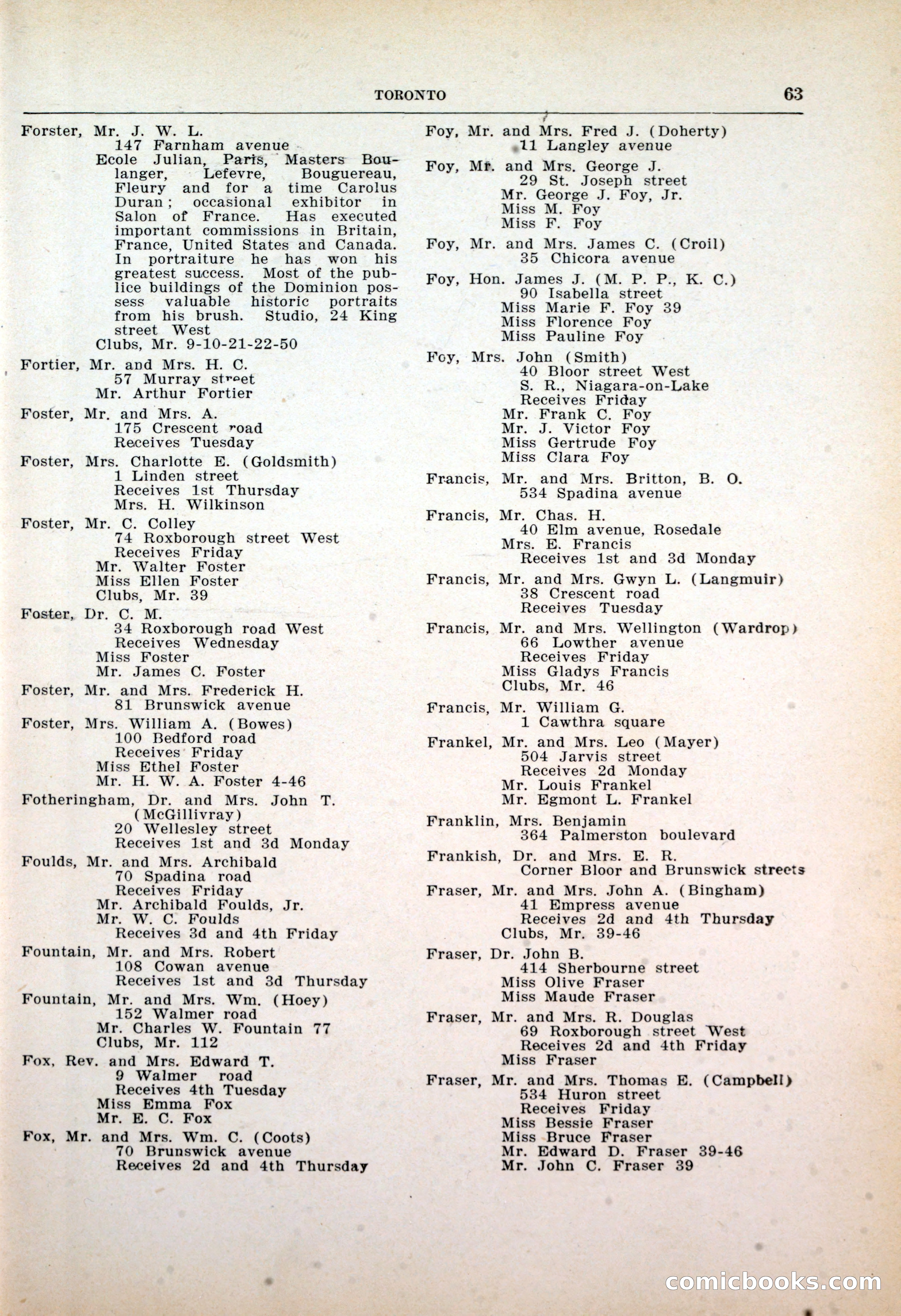 Dau's Blue Book: Toronto, Hamilton and London — page 65 of 198