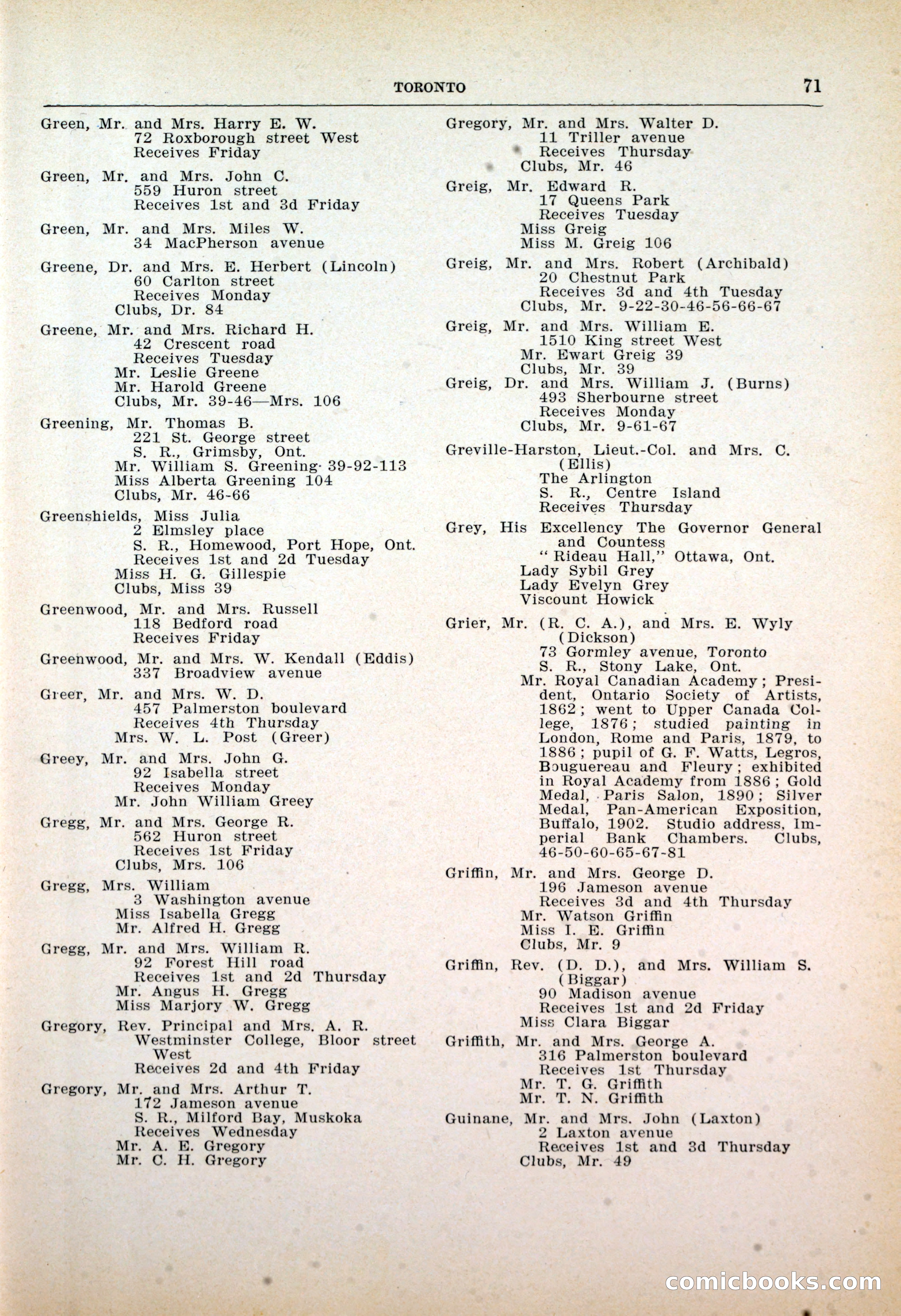 Dau's Blue Book: Toronto, Hamilton and London — page 73 of 198