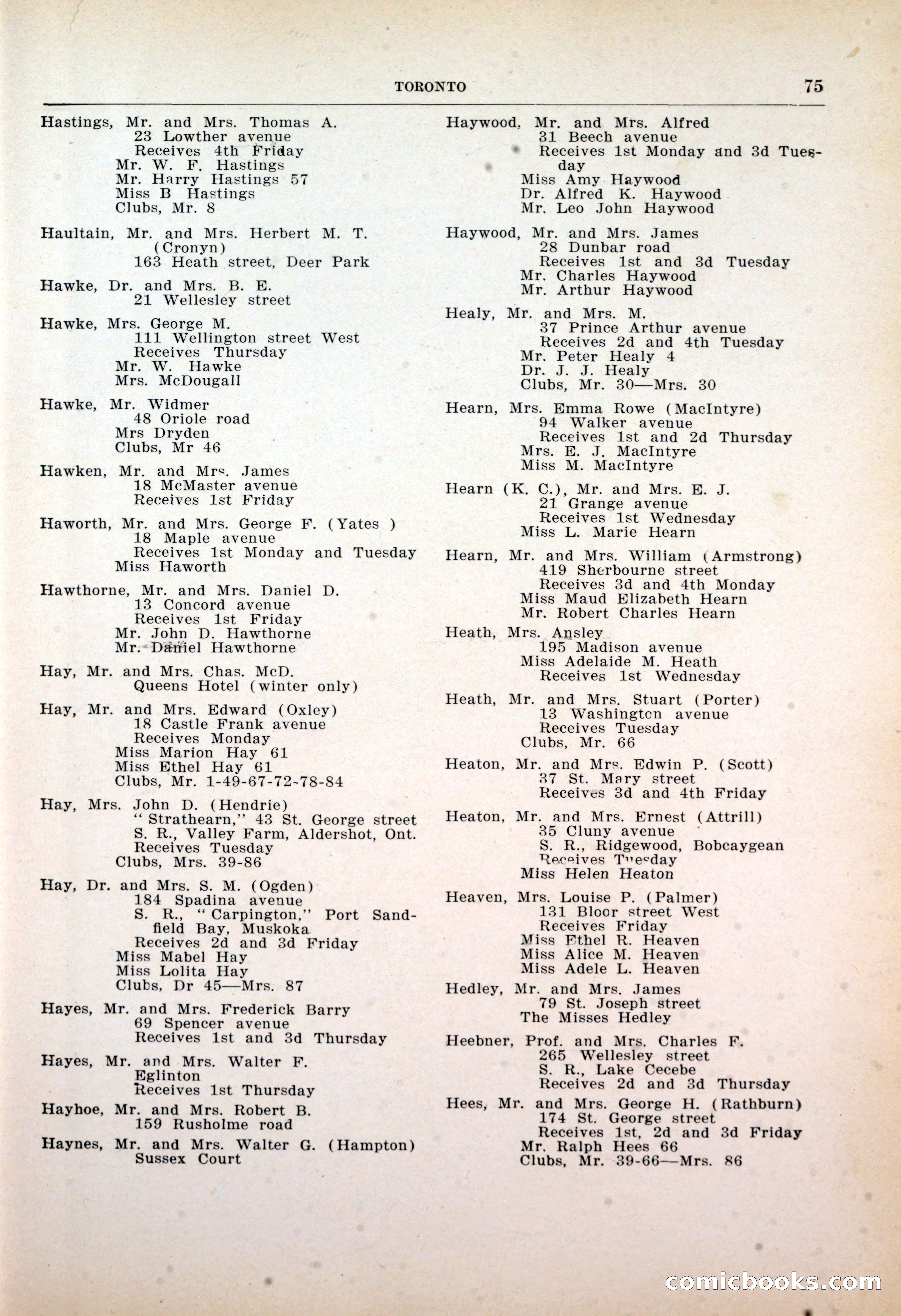 Dau's Blue Book: Toronto, Hamilton and London — page 77 of 198
