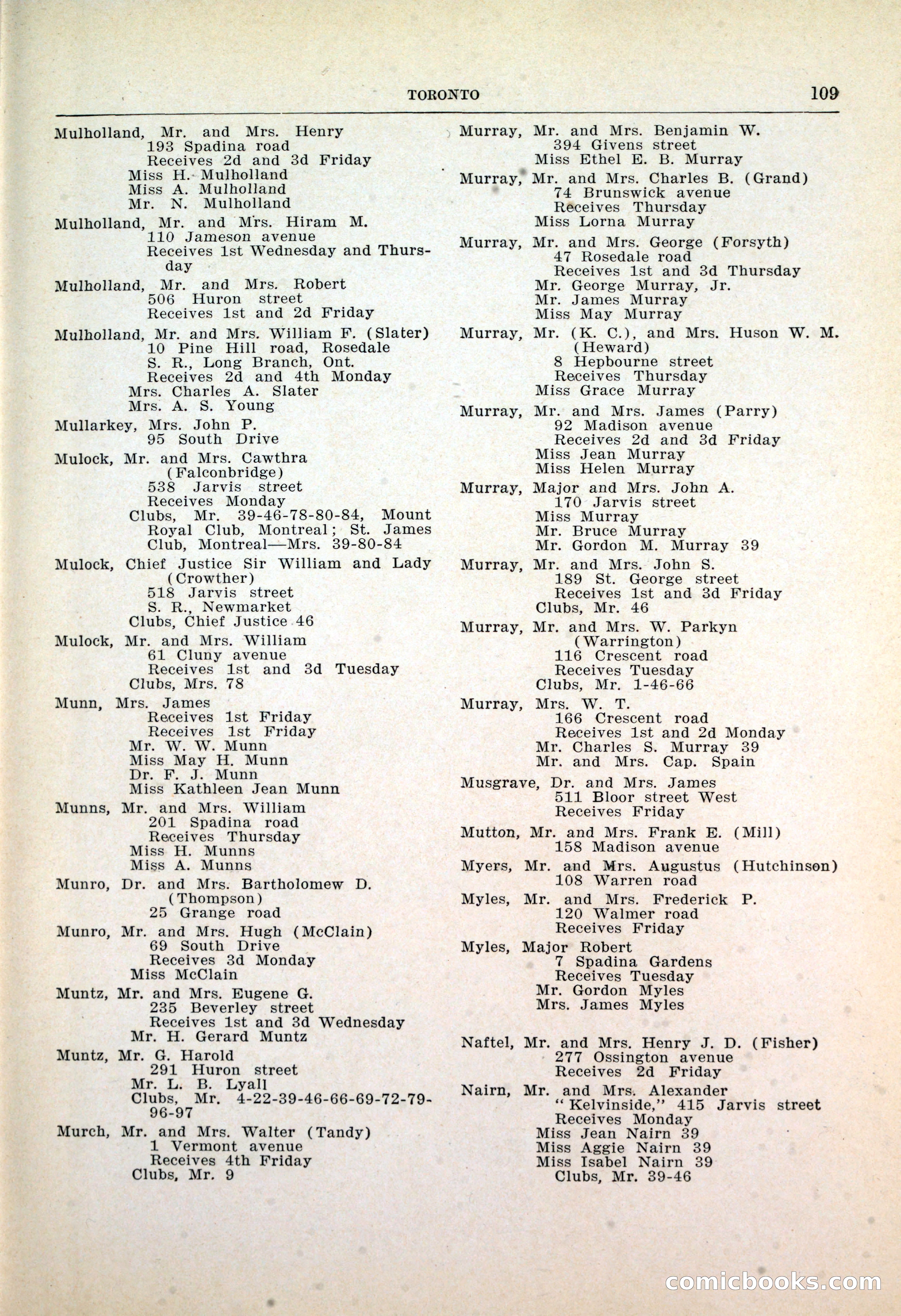 Dau's Blue Book: Toronto, Hamilton and London — page 113 of 198