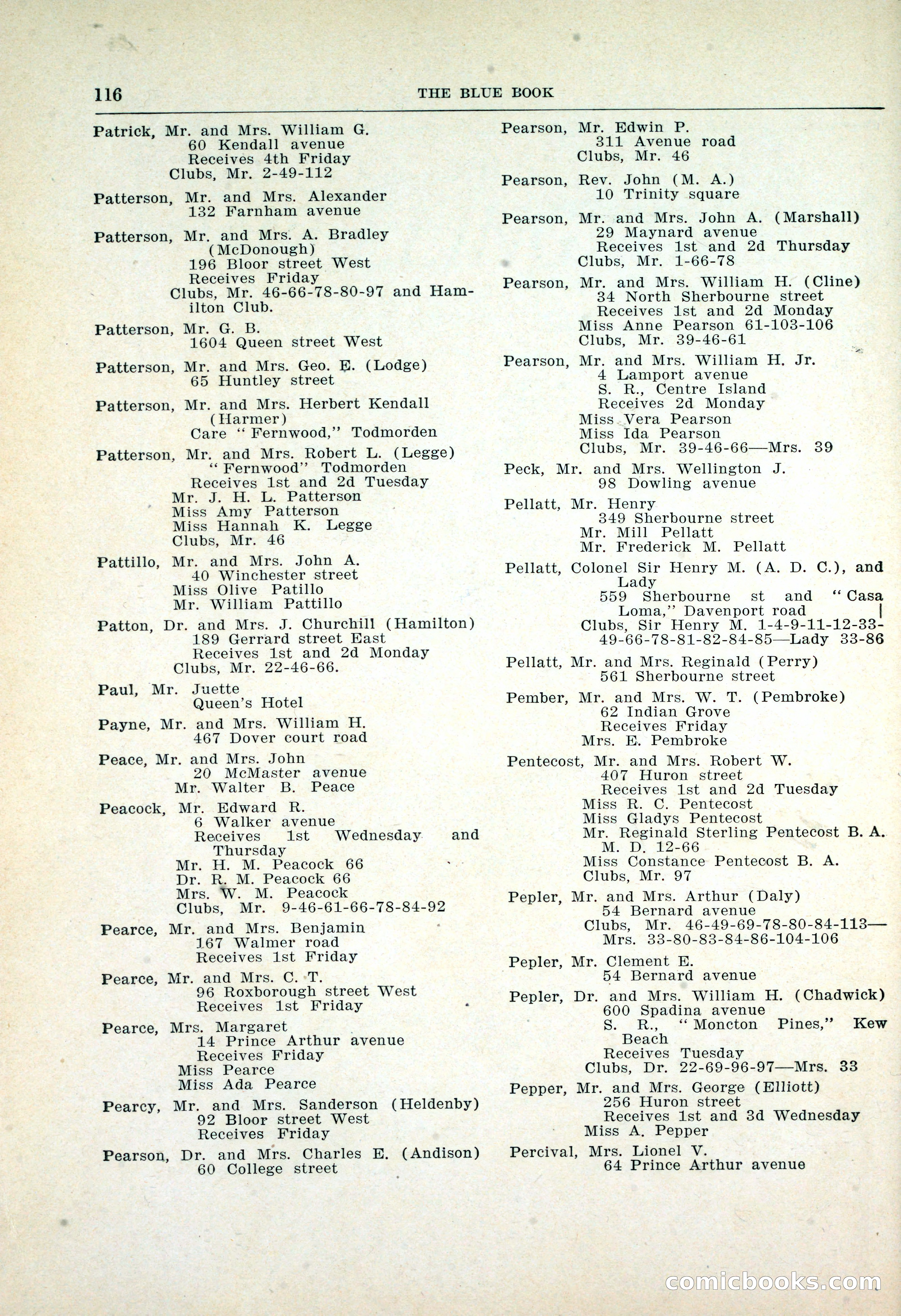 Dau's Blue Book: Toronto, Hamilton and London — page 120 of 198