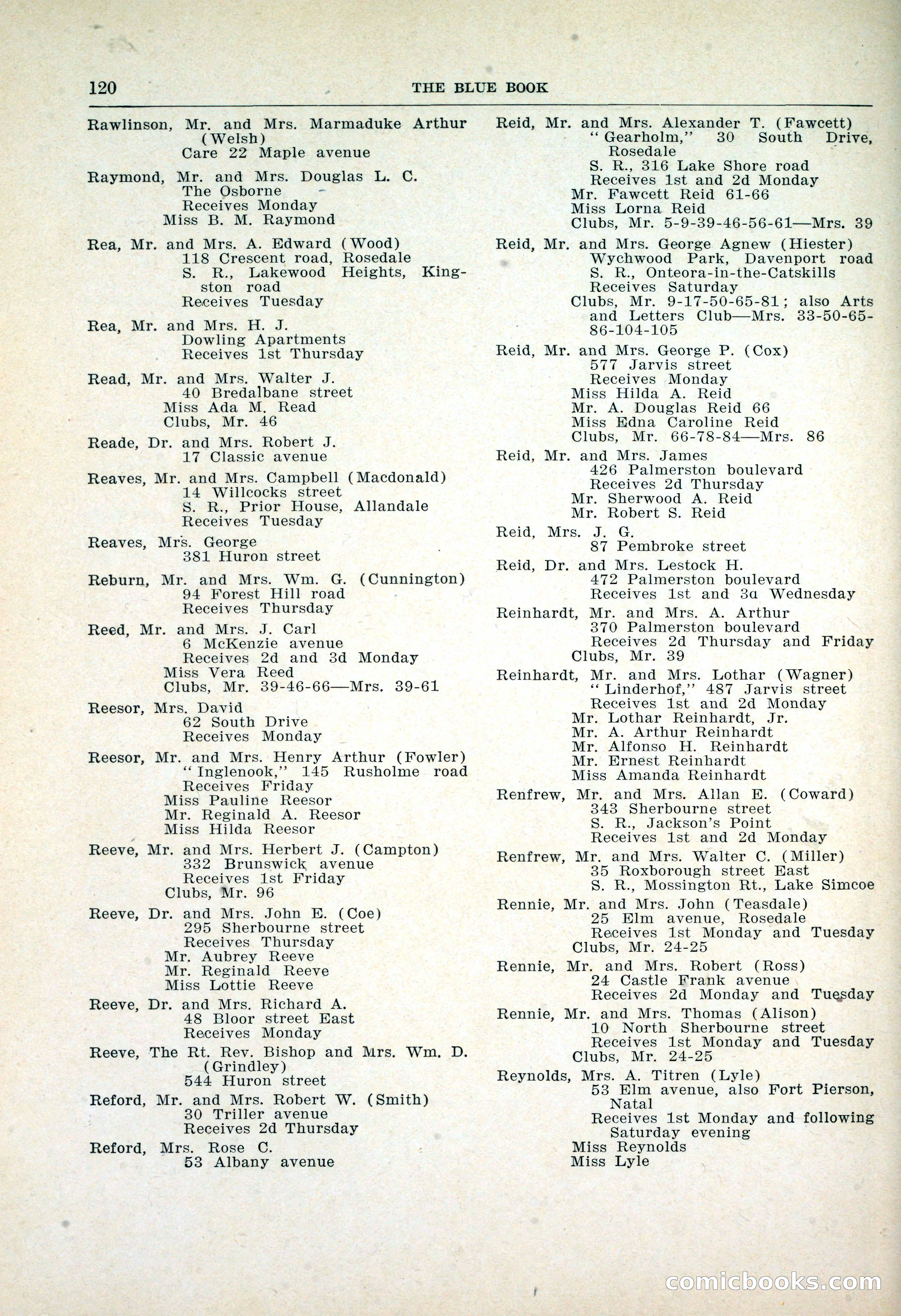 Dau's Blue Book: Toronto, Hamilton and London — page 124 of 198