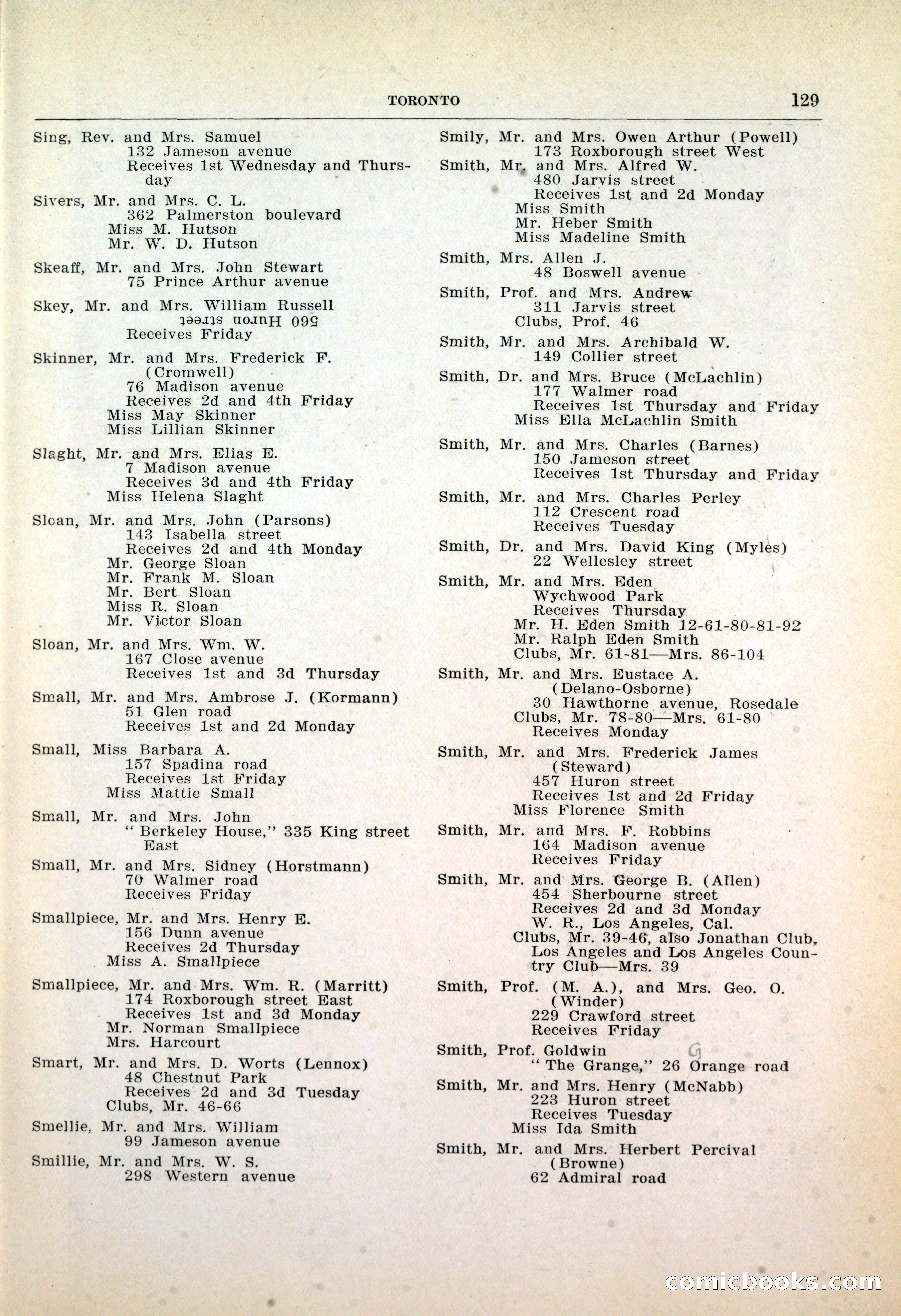 Dau's Blue Book: Toronto, Hamilton and London — page 133 of 198