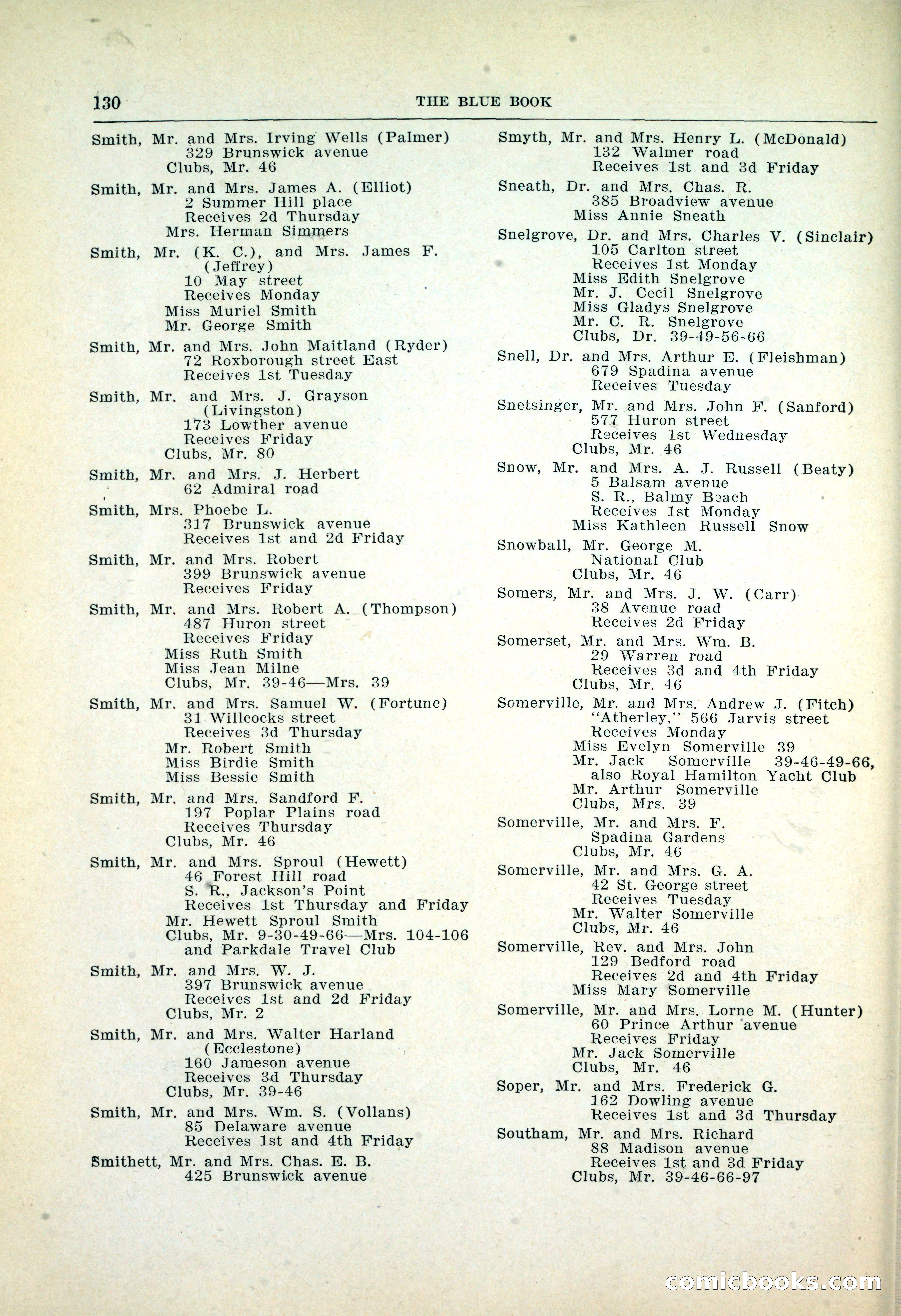 Dau's Blue Book: Toronto, Hamilton and London — page 134 of 198