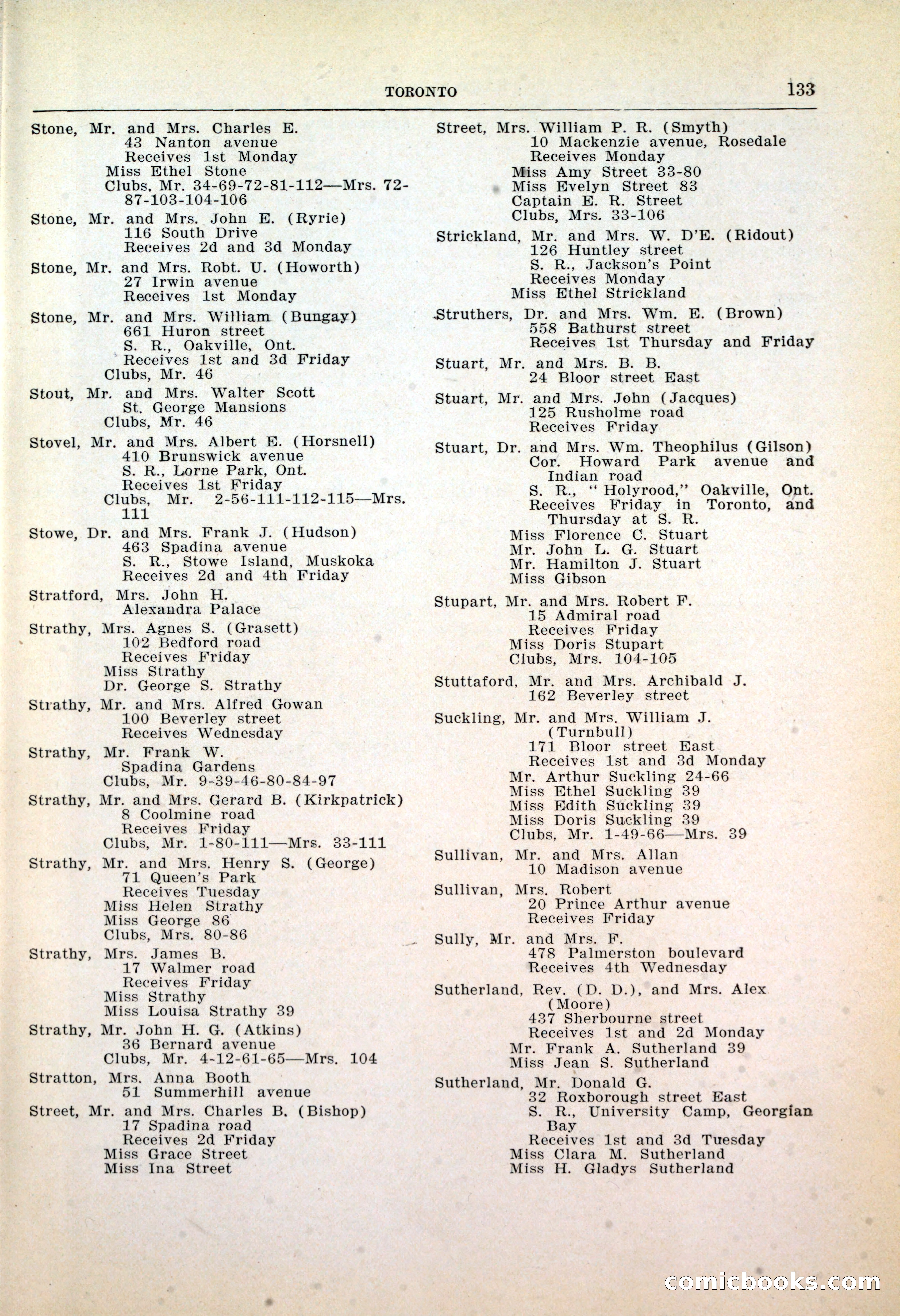 Dau's Blue Book: Toronto, Hamilton and London — page 137 of 198