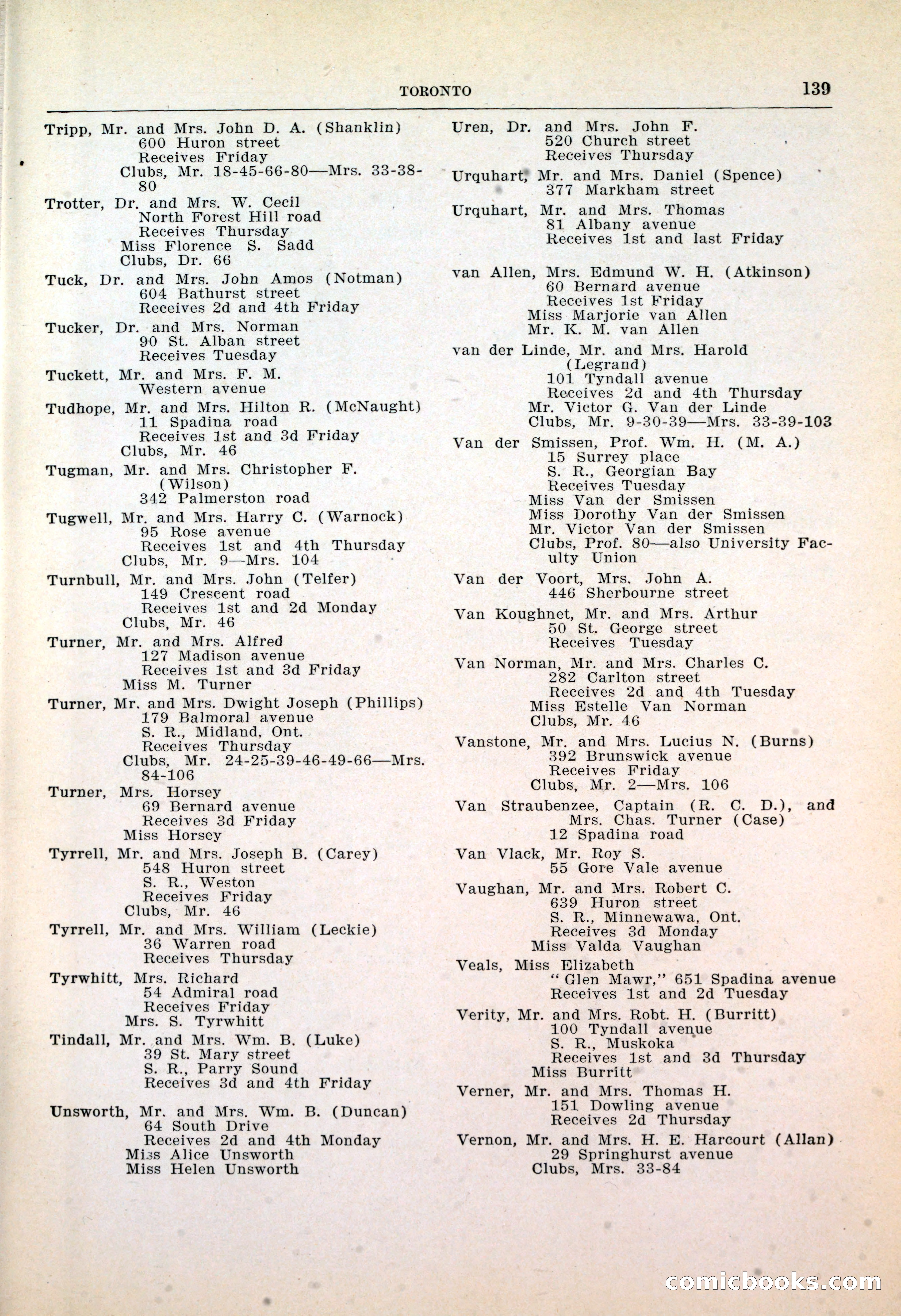 Dau's Blue Book: Toronto, Hamilton and London — page 143 of 198
