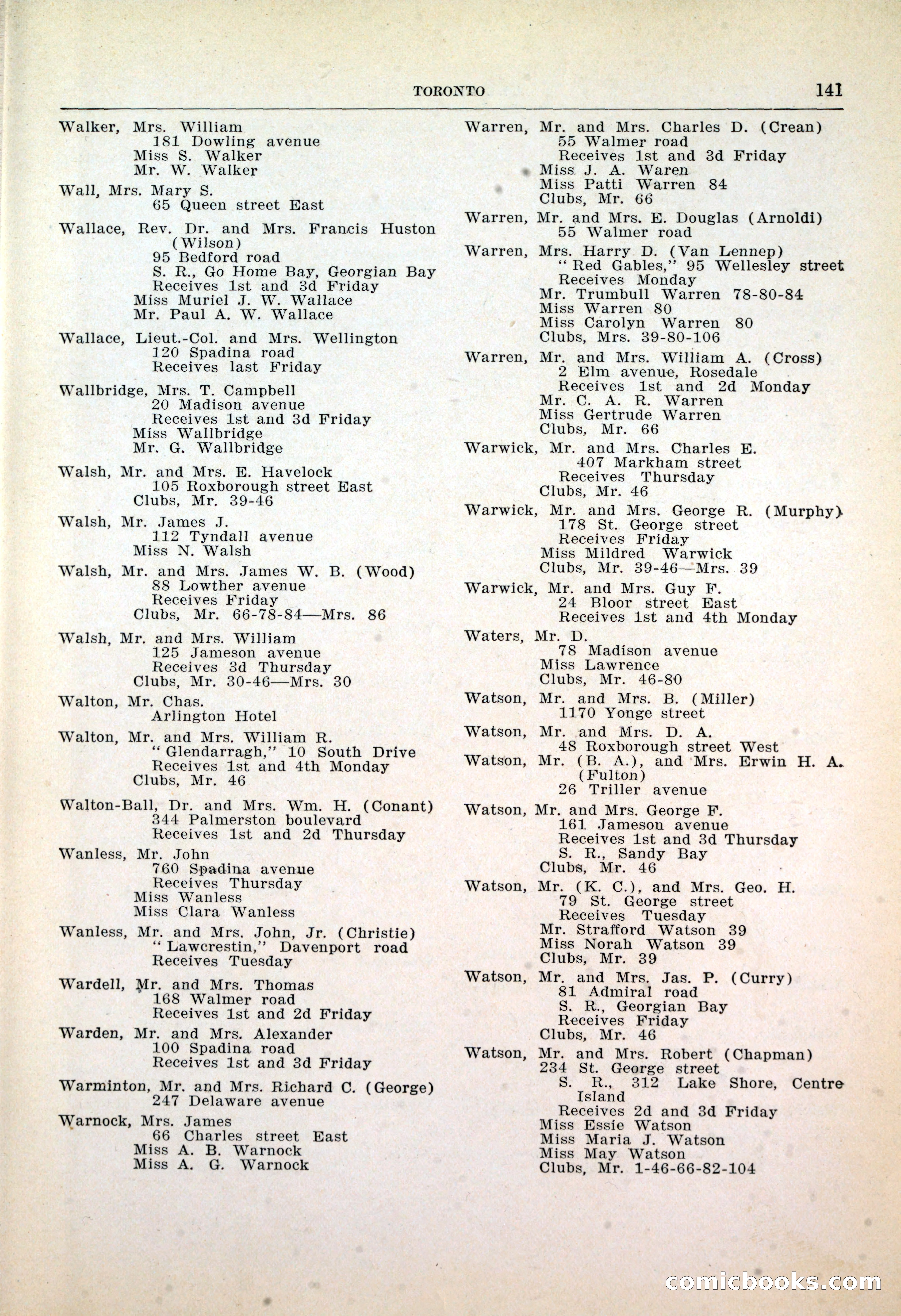 Dau's Blue Book: Toronto, Hamilton and London — page 145 of 198