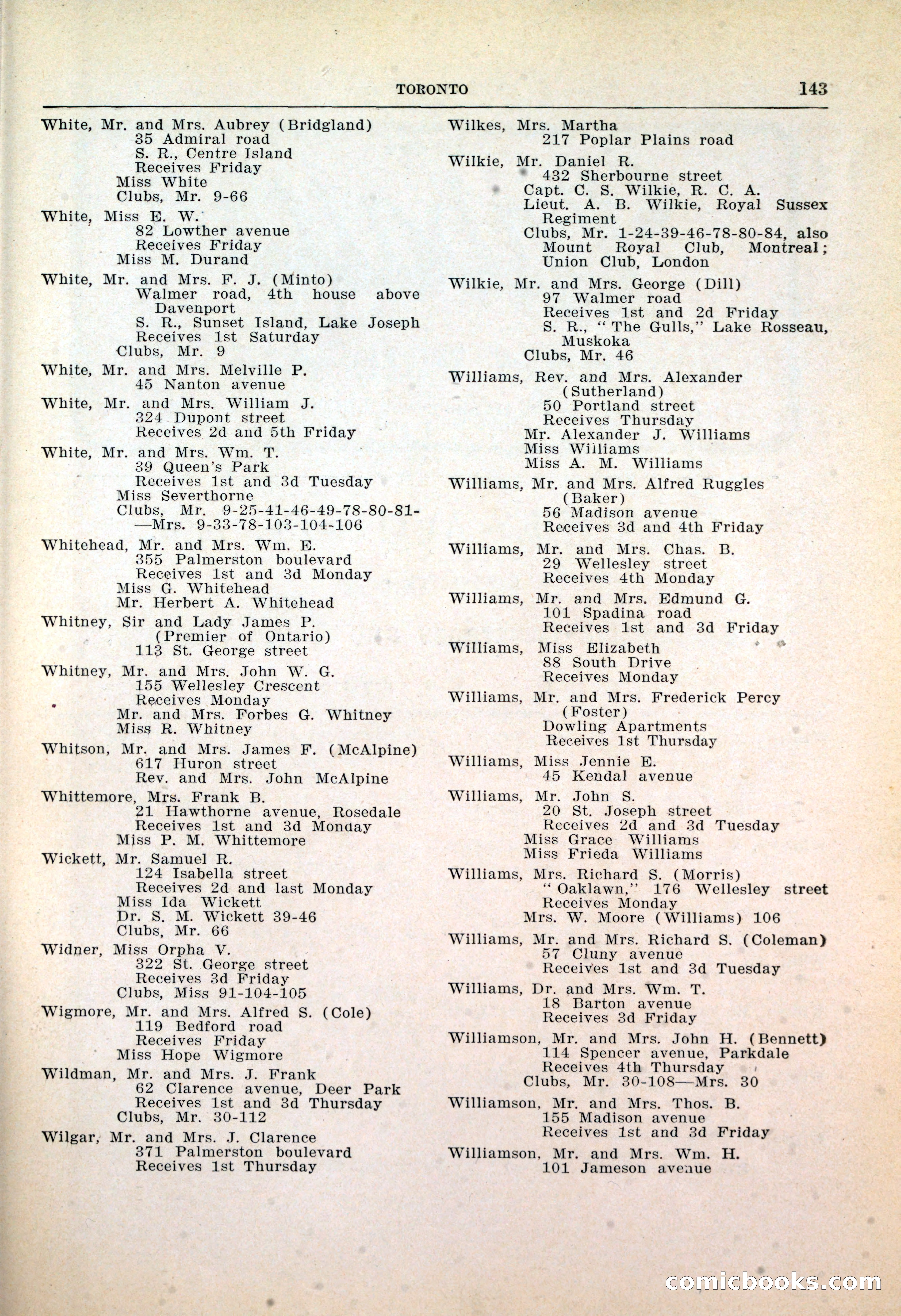 Dau's Blue Book: Toronto, Hamilton and London — page 147 of 198