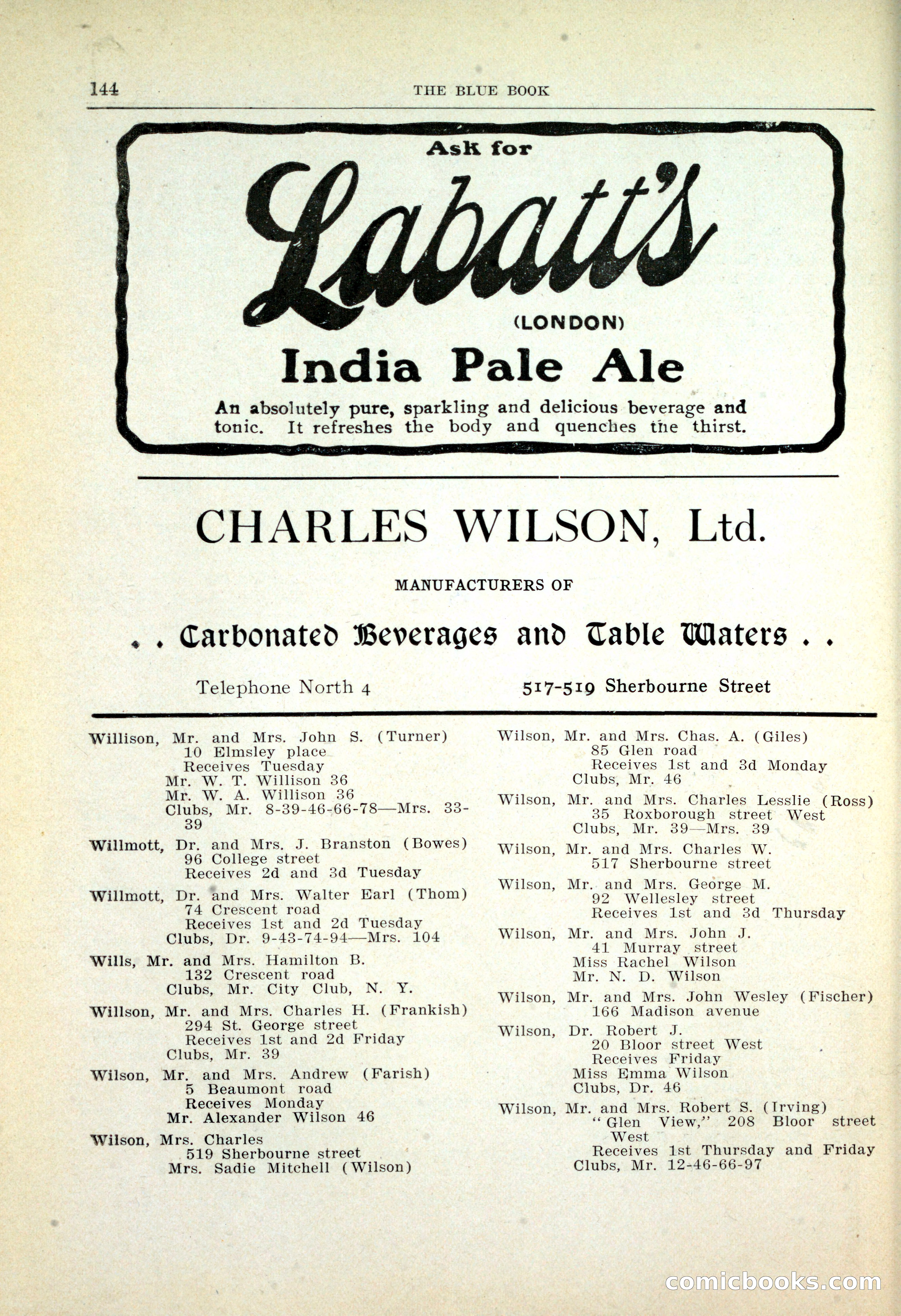 Dau's Blue Book: Toronto, Hamilton and London — page 148 of 198