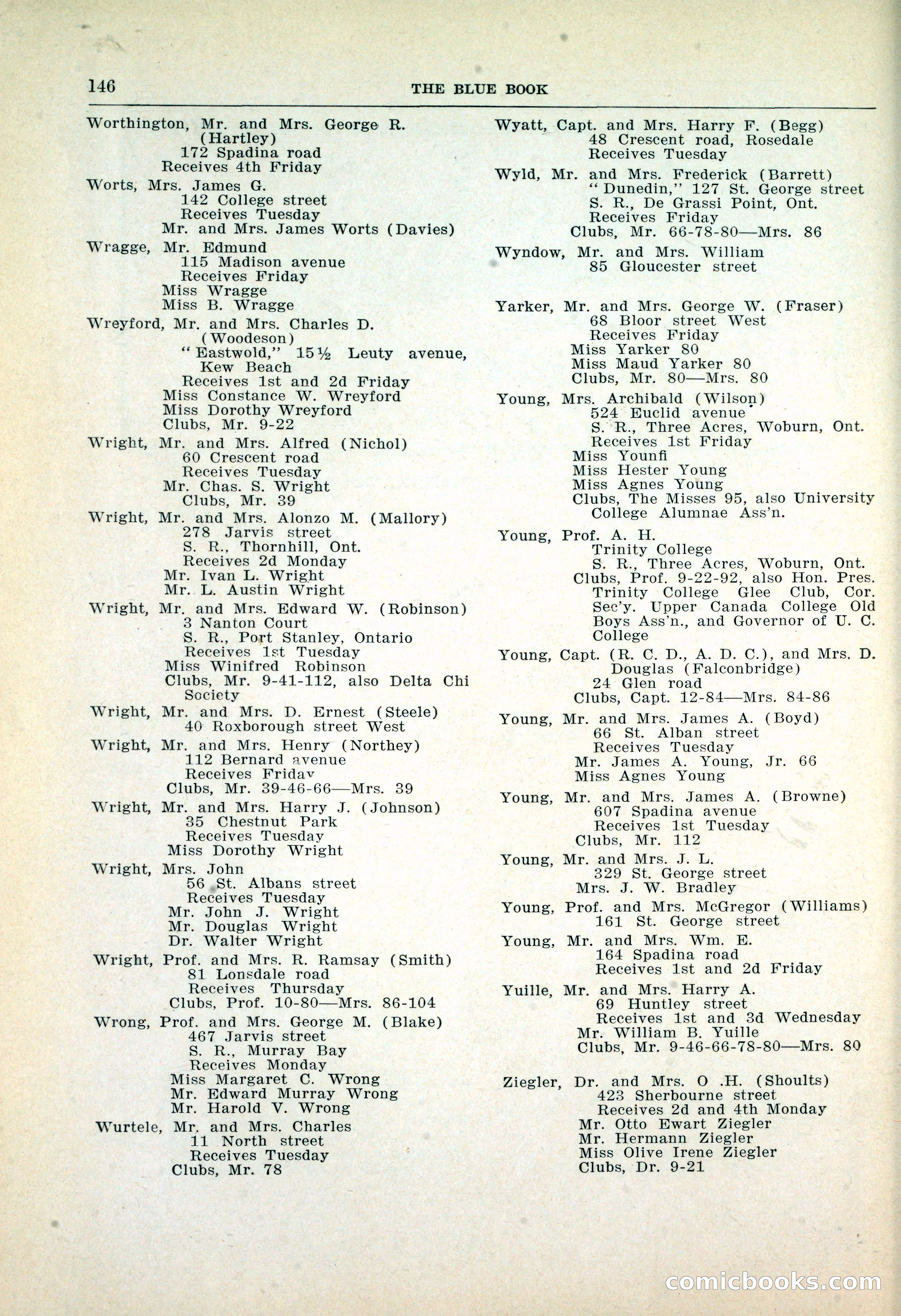 Dau's Blue Book: Toronto, Hamilton and London — page 150 of 198