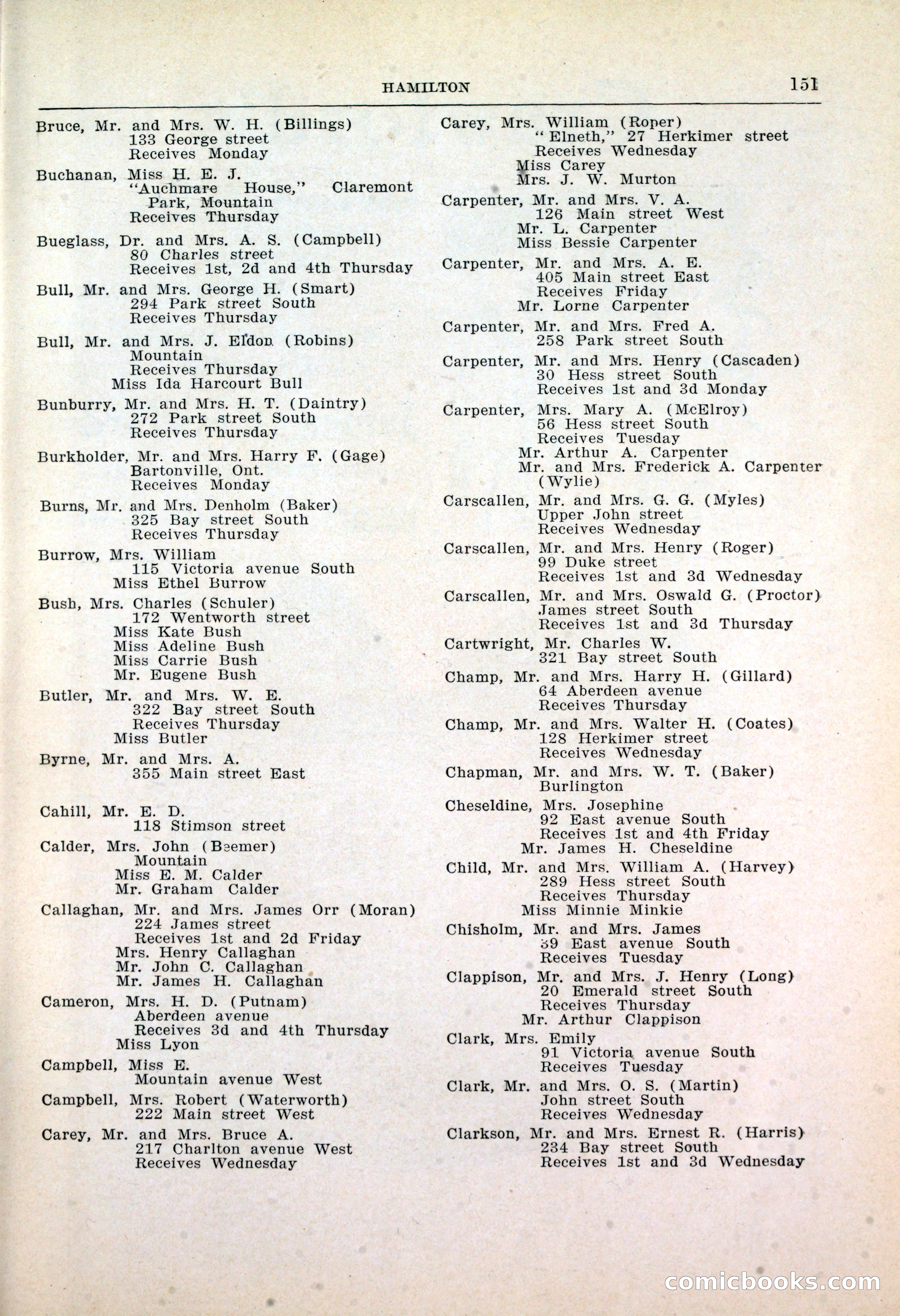 Dau's Blue Book: Toronto, Hamilton and London — page 155 of 198