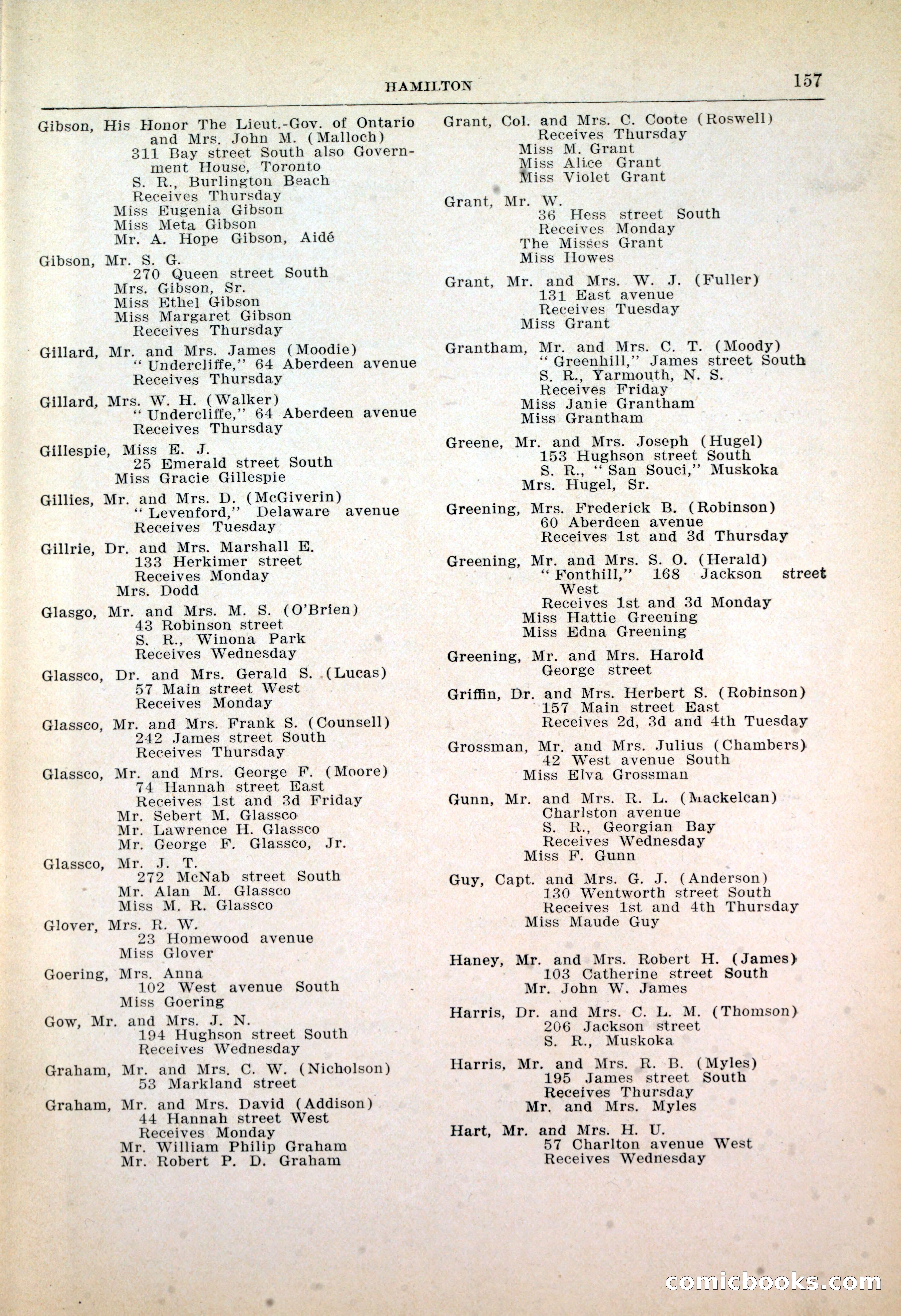 Dau's Blue Book: Toronto, Hamilton and London — page 161 of 198