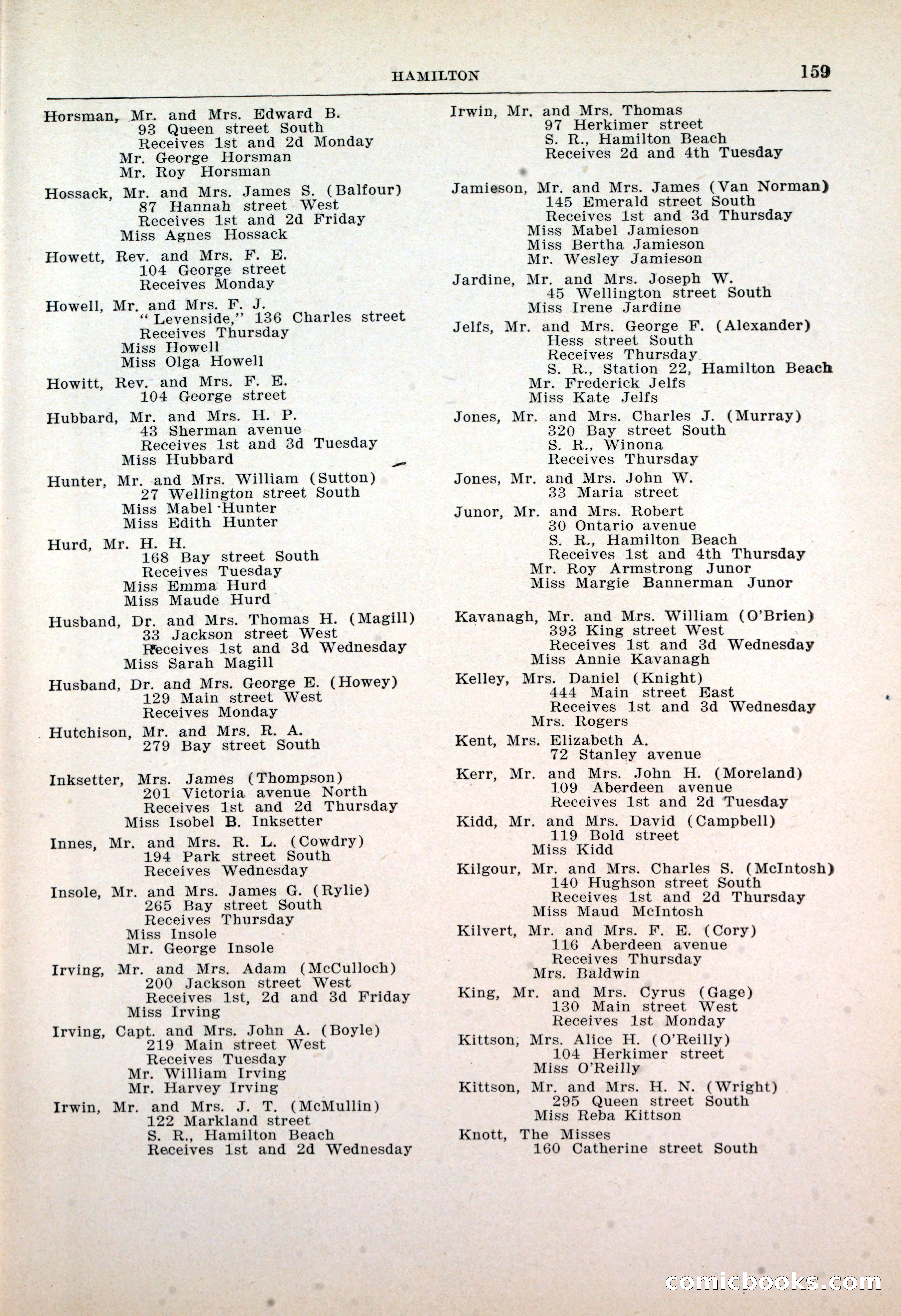 Dau's Blue Book: Toronto, Hamilton and London — page 163 of 198