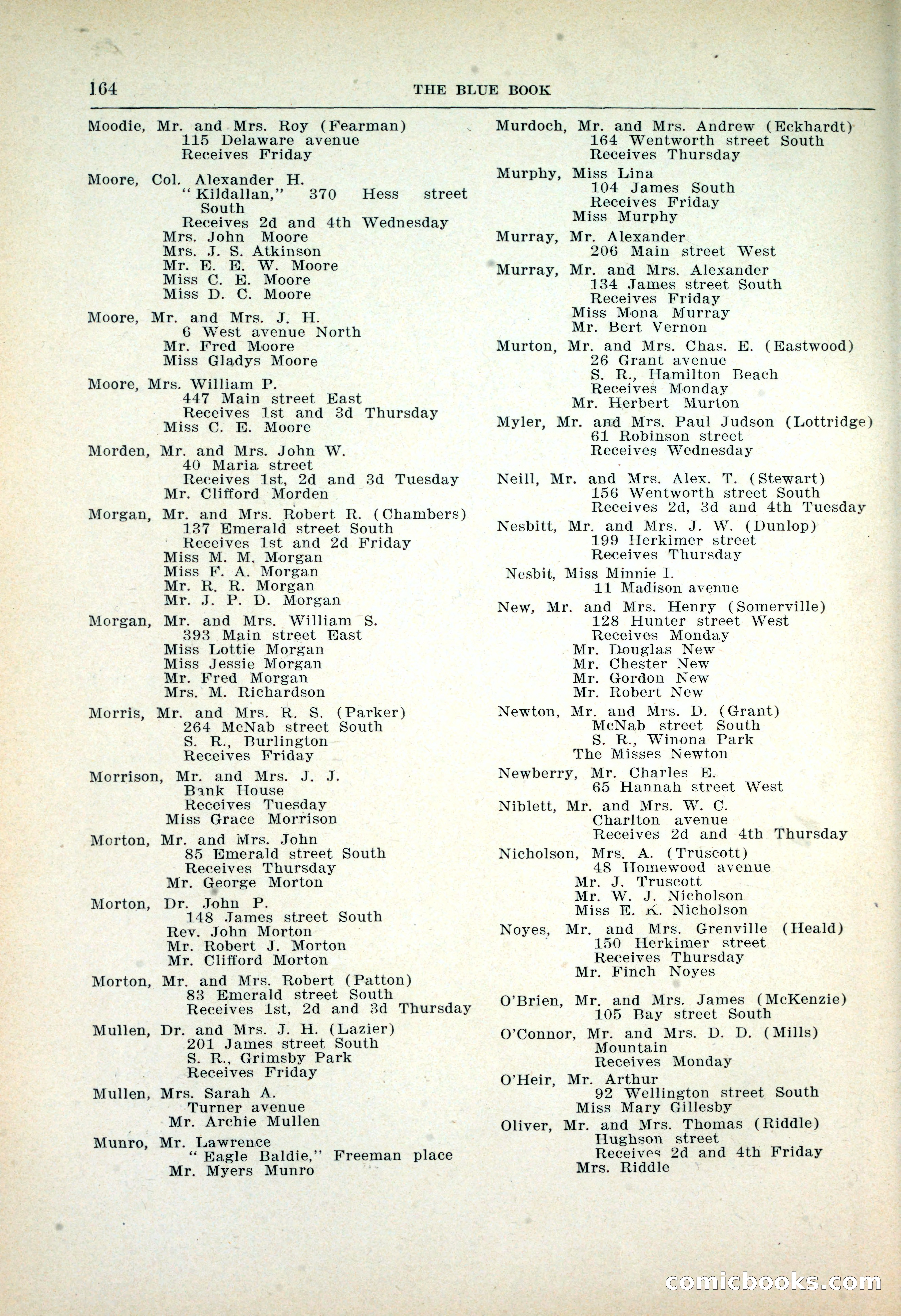 Dau's Blue Book: Toronto, Hamilton and London — page 168 of 198