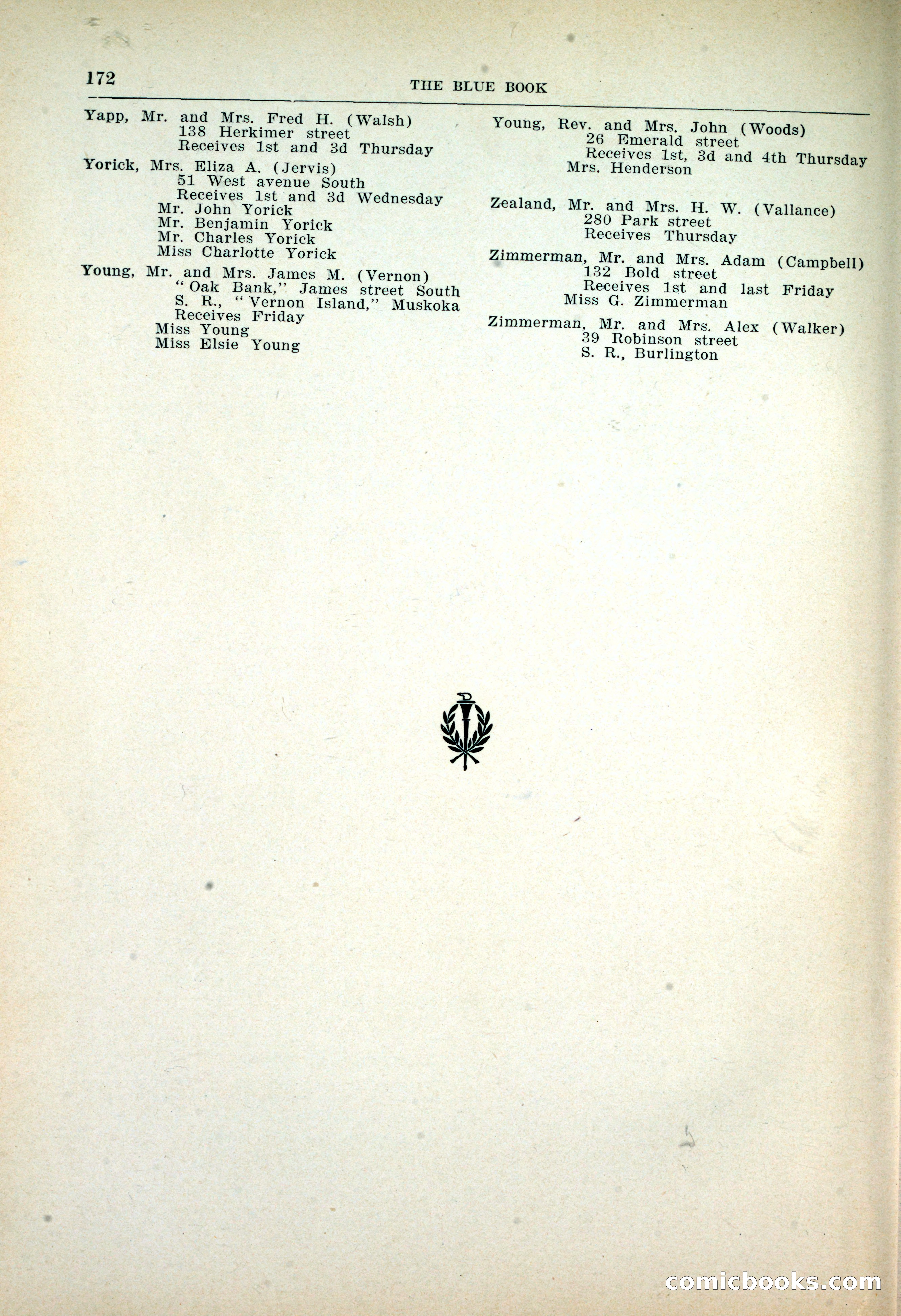 Dau's Blue Book: Toronto, Hamilton and London — page 176 of 198