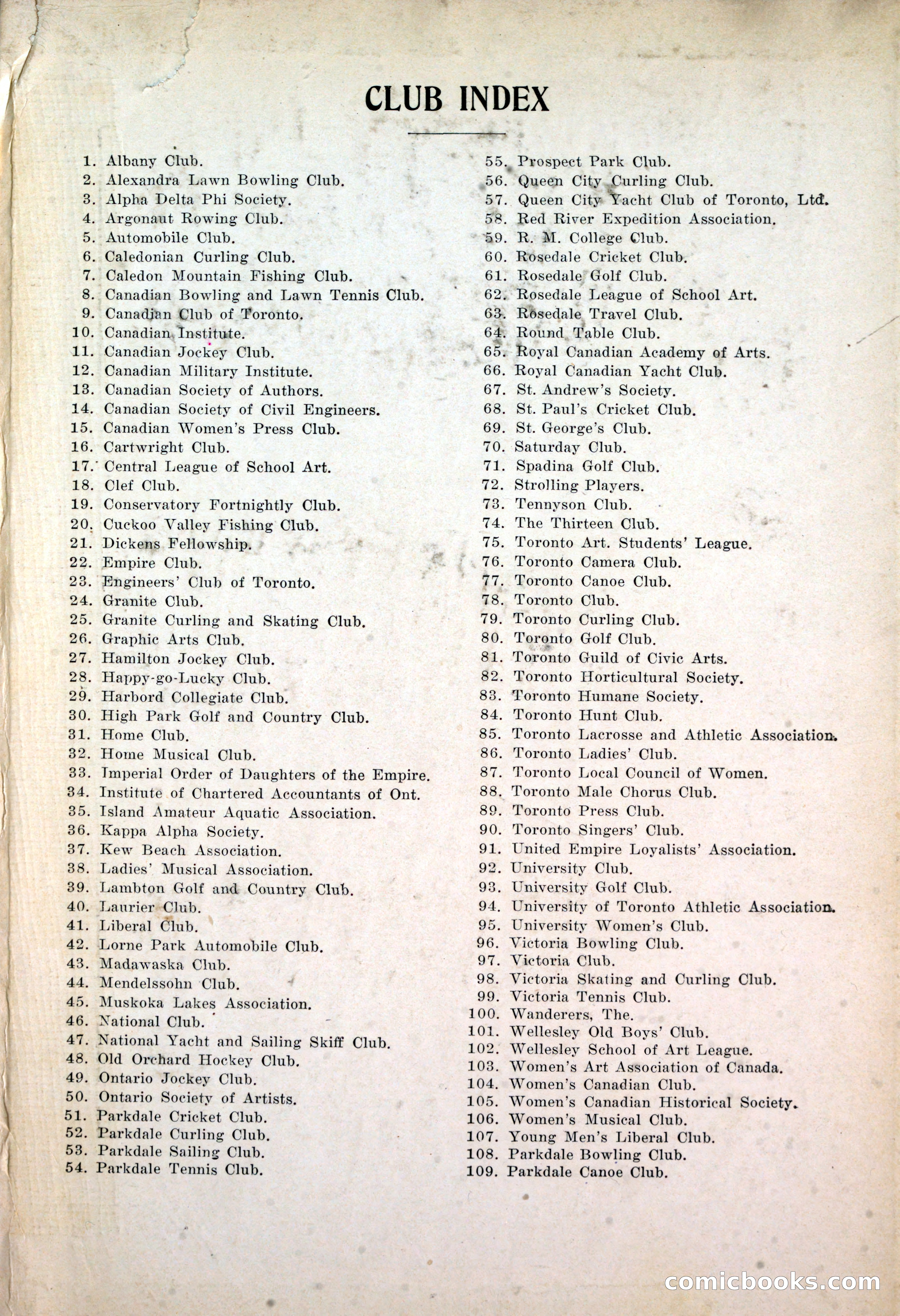 Dau's Blue Book: Toronto, Hamilton and London — page 193 of 198