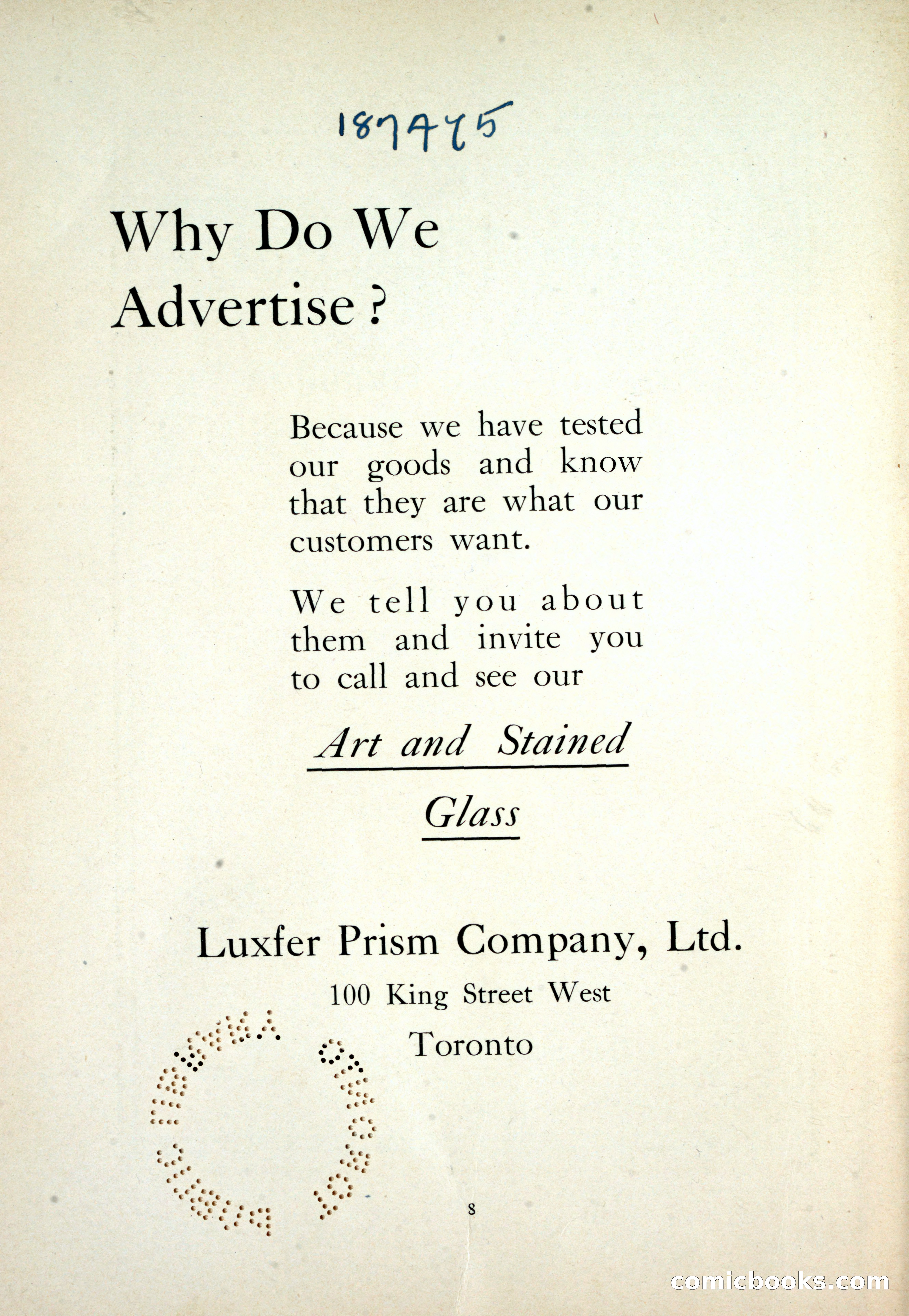 Dau's Blue Book: Toronto and Hamilton Social Directory — page 8 of 214
