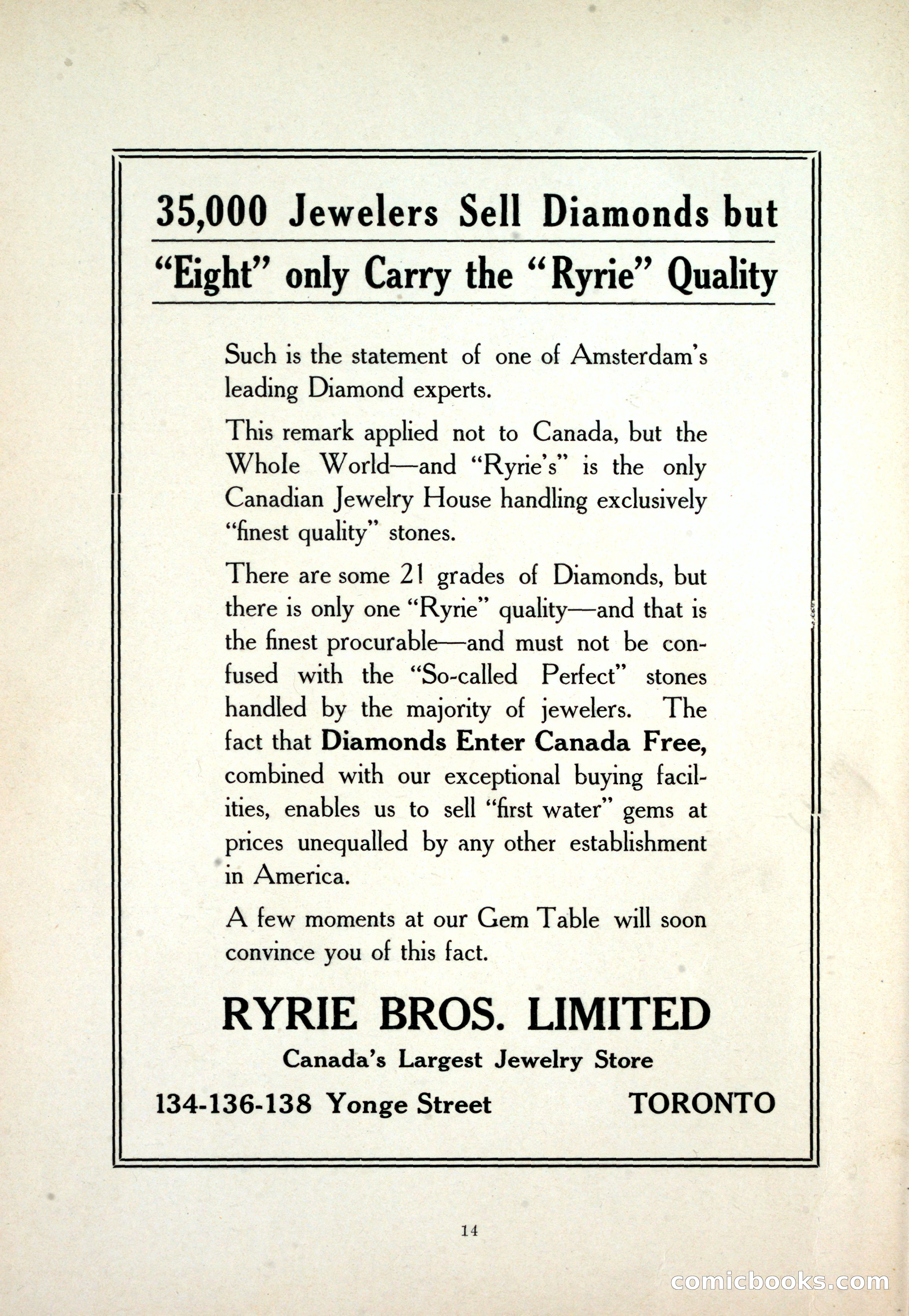 Dau's Blue Book: Toronto and Hamilton Social Directory — page 14 of 214