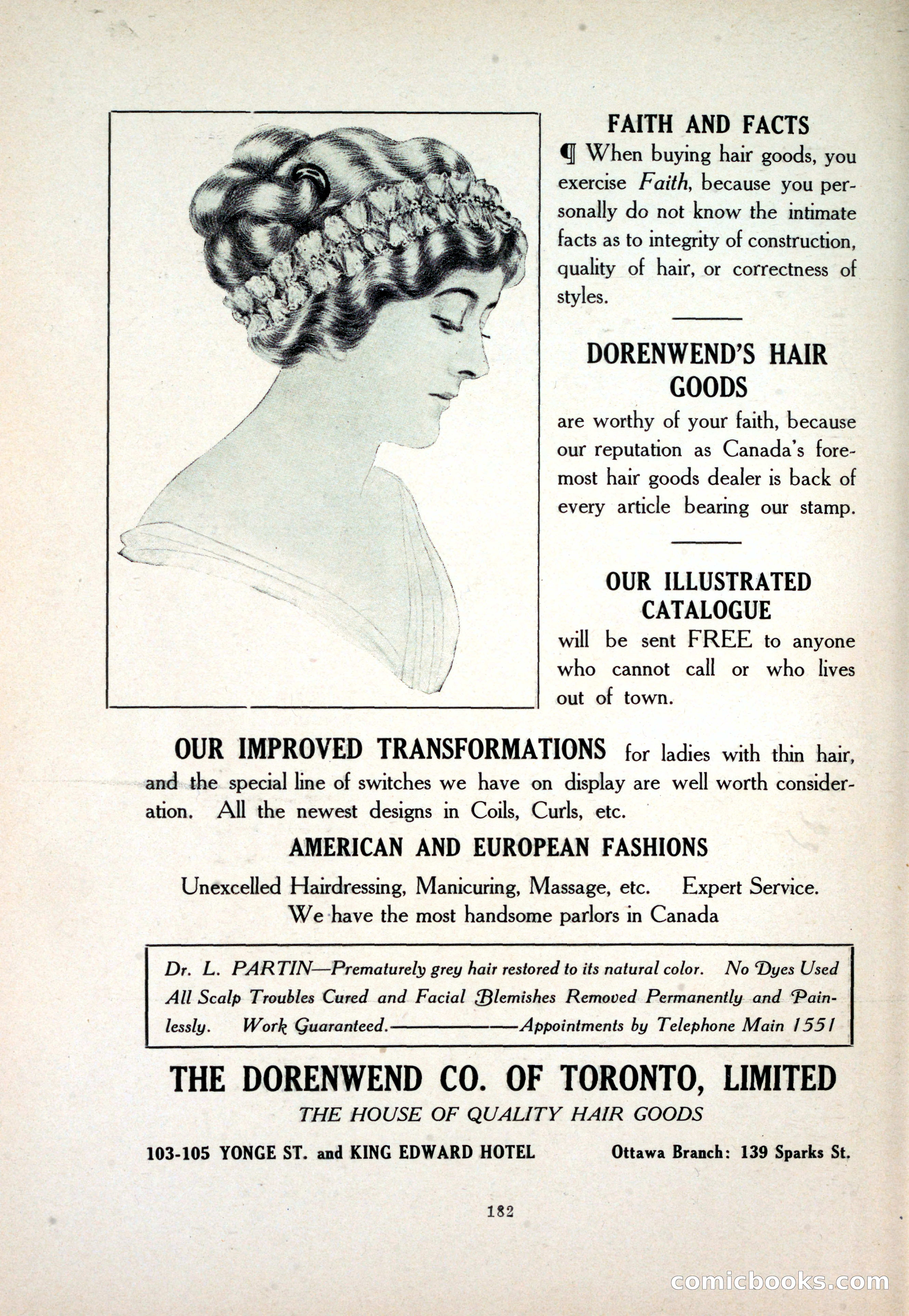 Dau's Blue Book: Toronto and Hamilton Social Directory — page 182 of 214