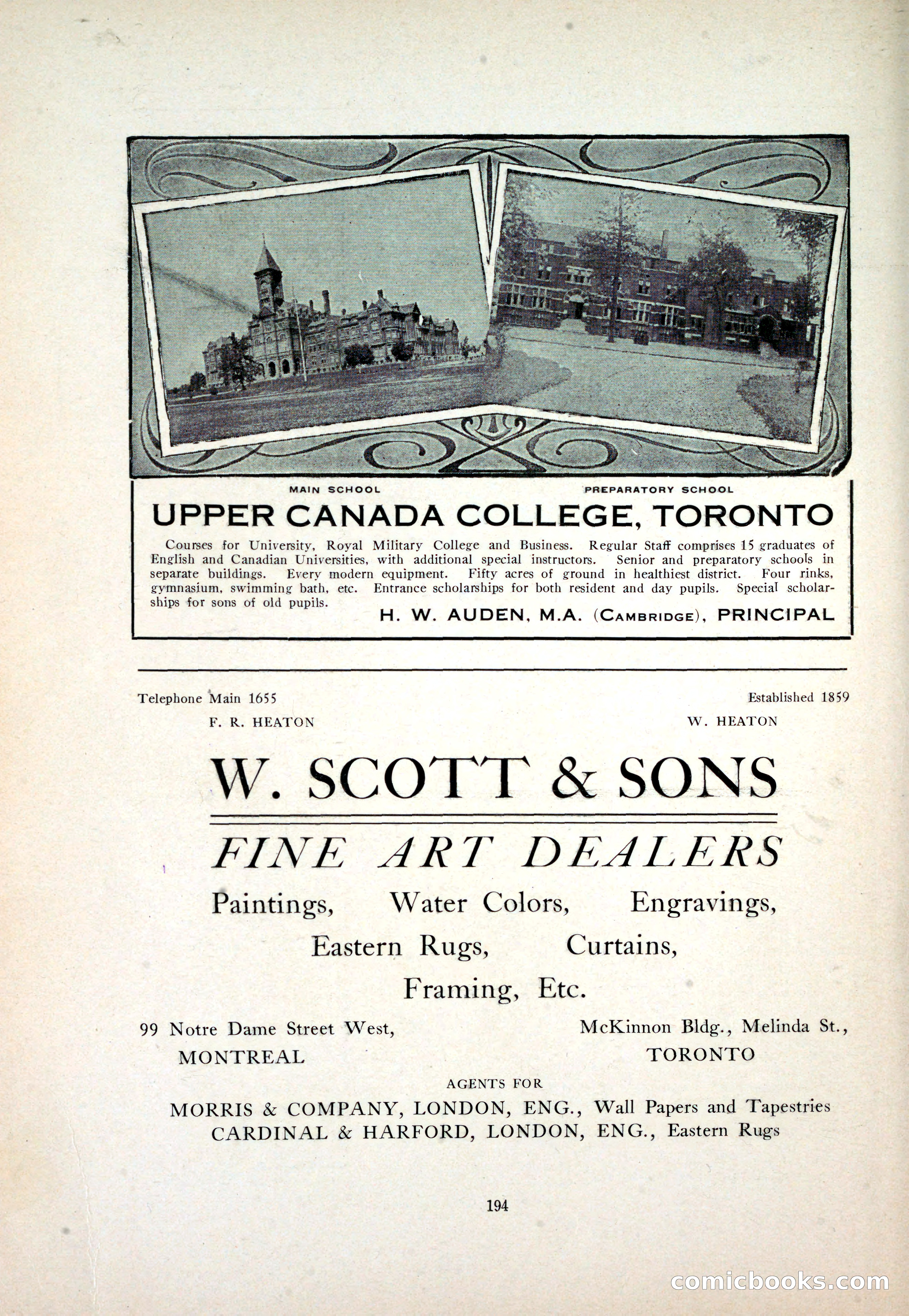 Dau's Blue Book: Toronto and Hamilton Social Directory — page 194 of 214