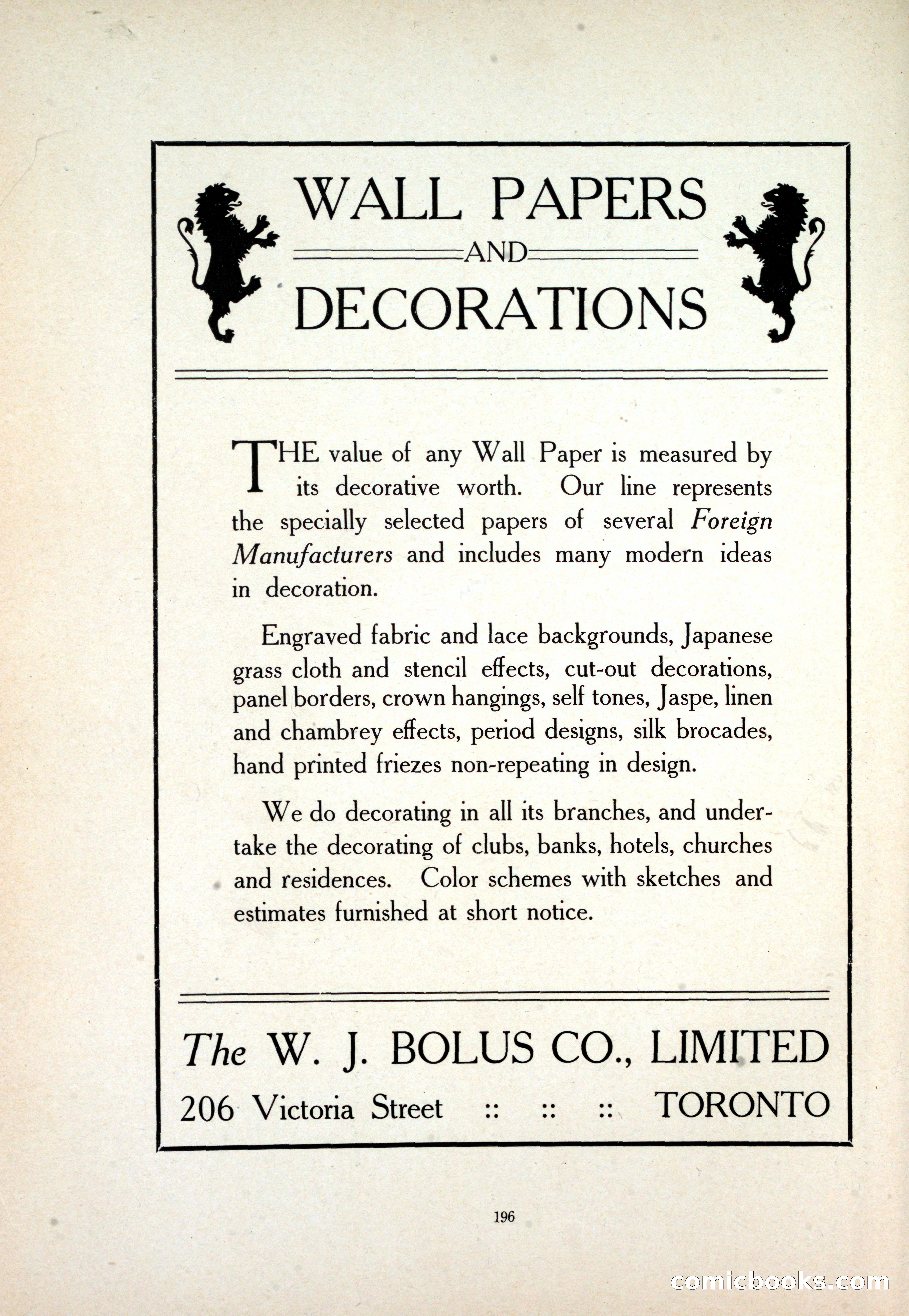 Dau's Blue Book: Toronto and Hamilton Social Directory — page 196 of 214