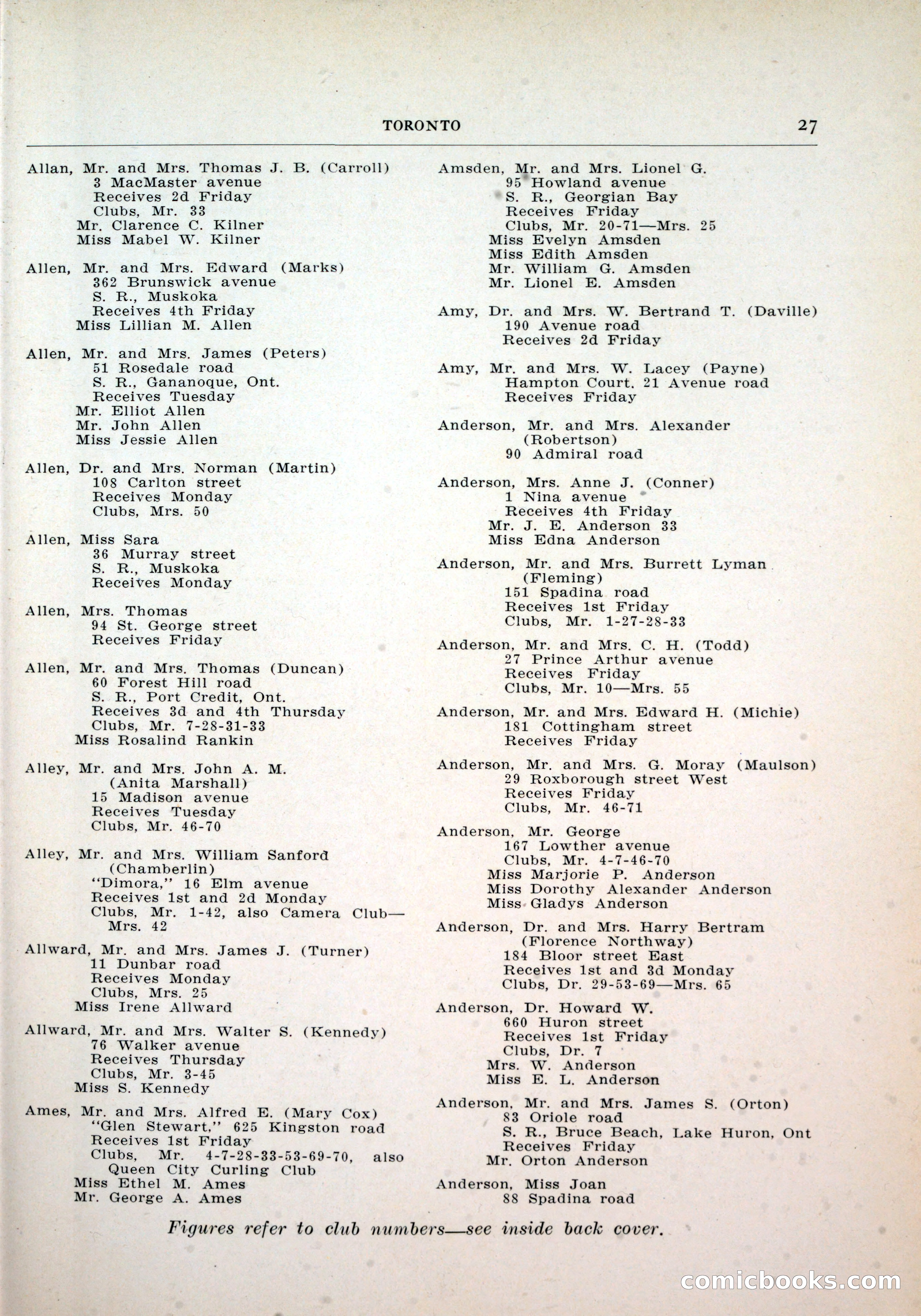 Dau's Blue Book, Toronto — page 19 of 264