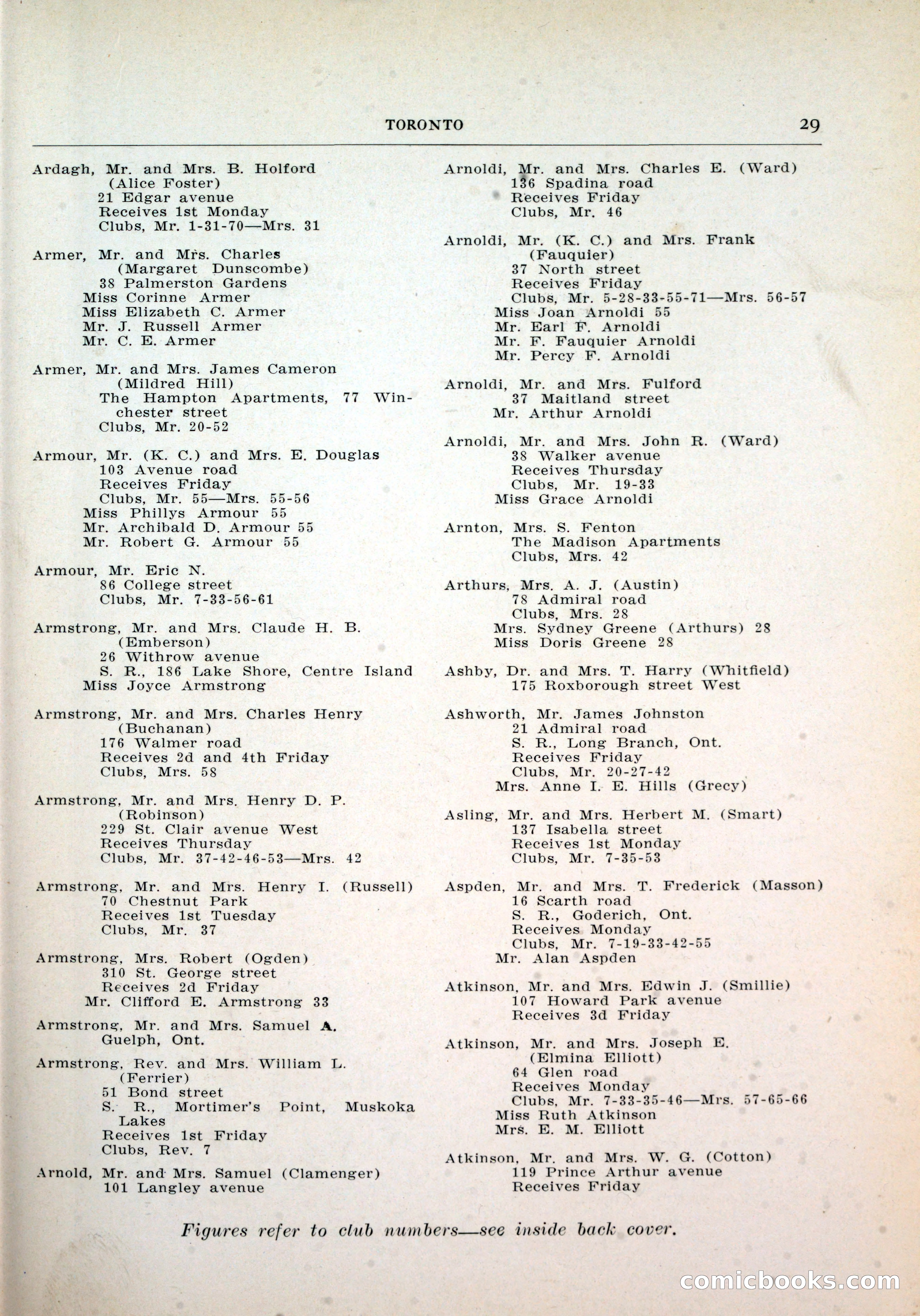 Dau's Blue Book, Toronto — page 21 of 264