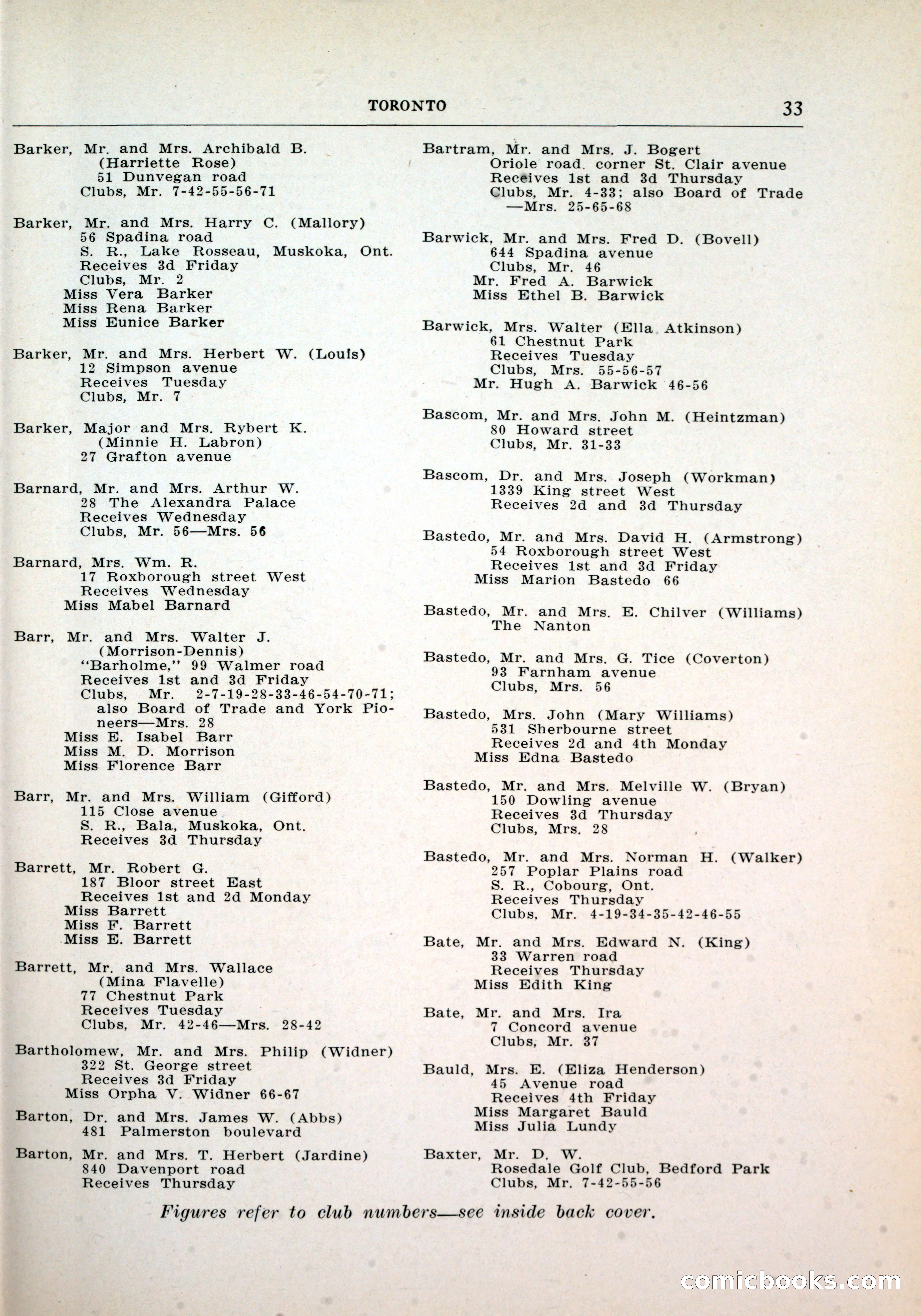 Dau's Blue Book, Toronto — page 25 of 264