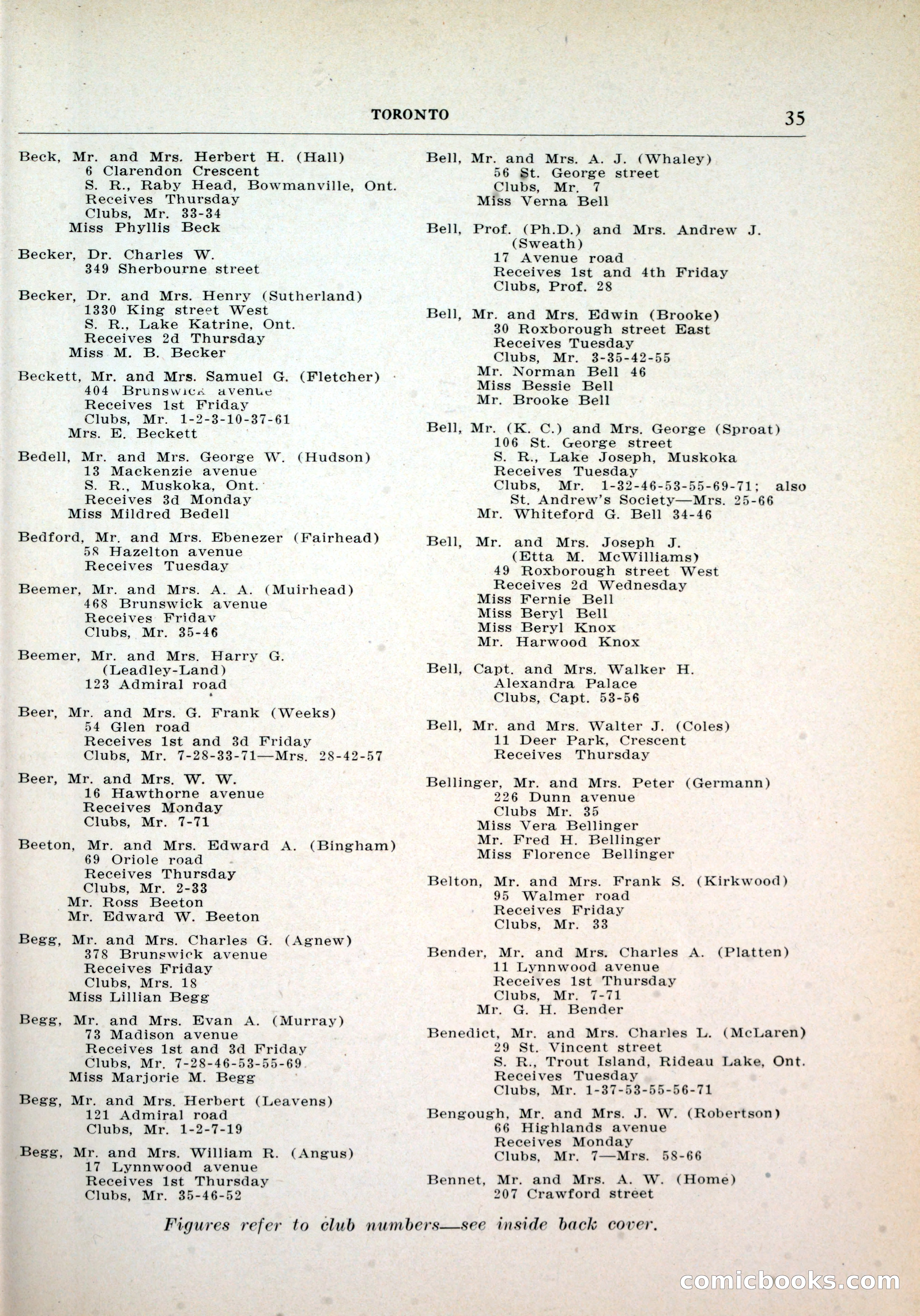 Dau's Blue Book, Toronto — page 27 of 264