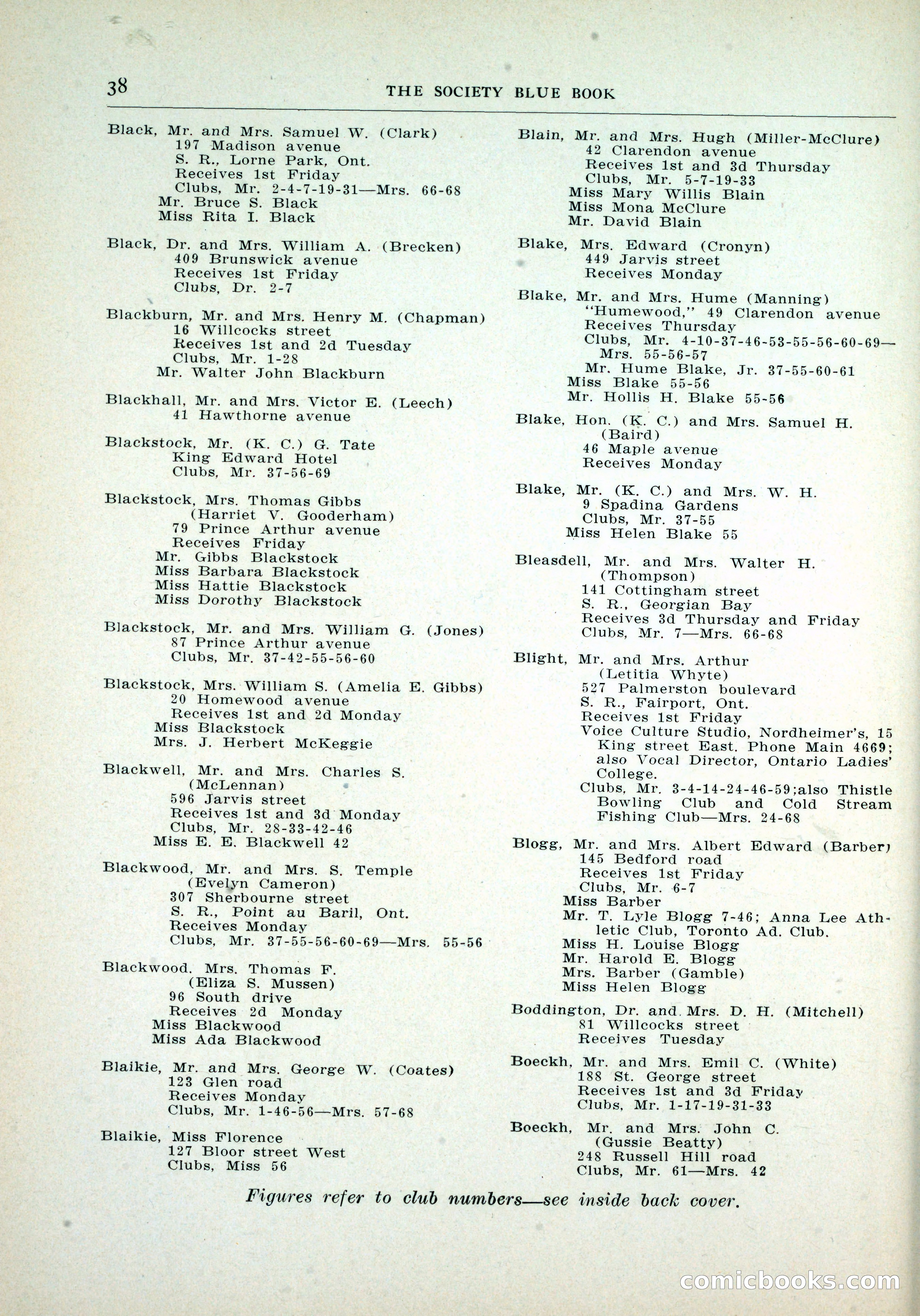 Dau's Blue Book, Toronto — page 30 of 264