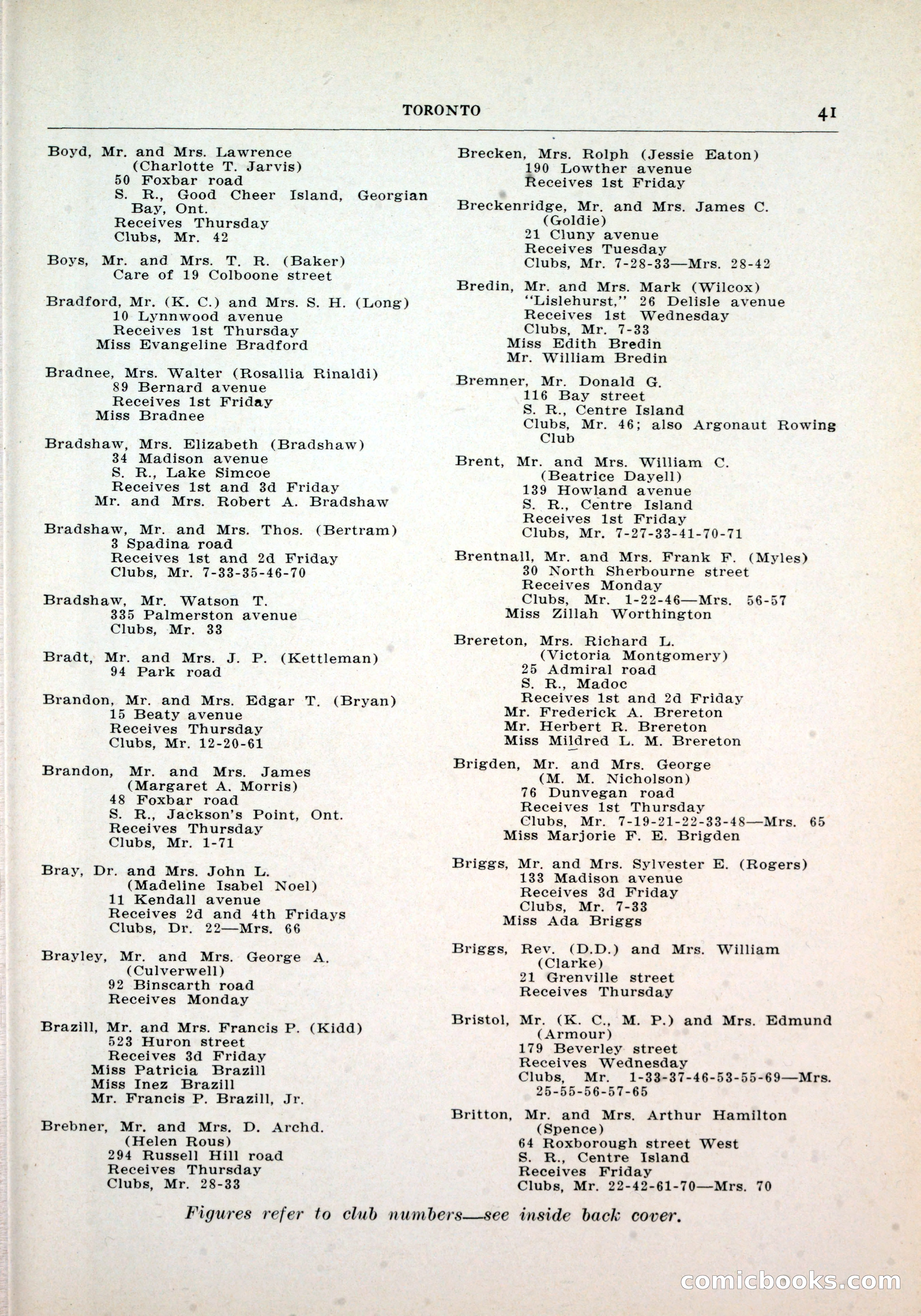 Dau's Blue Book, Toronto — page 33 of 264