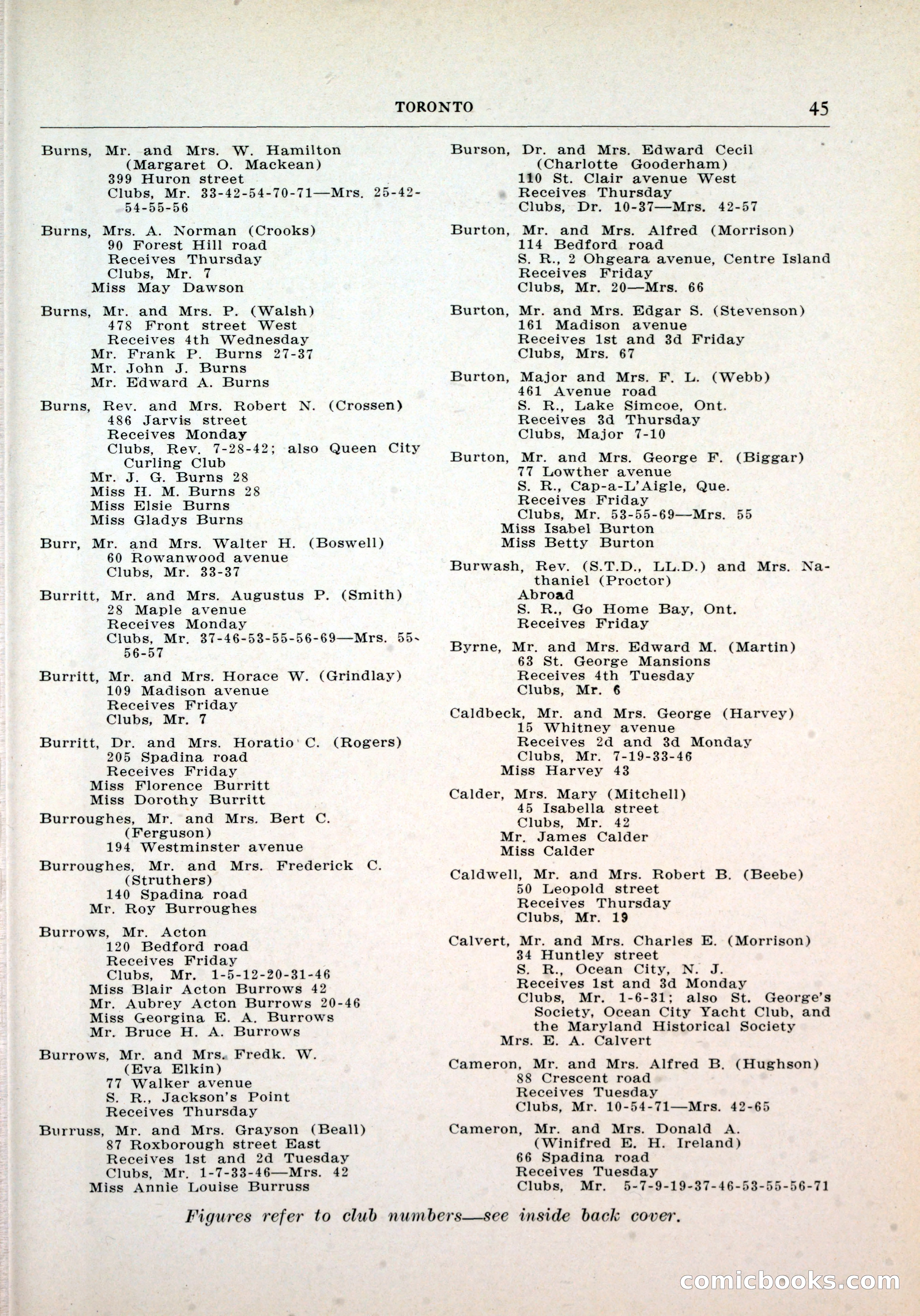 Dau's Blue Book, Toronto — page 37 of 264