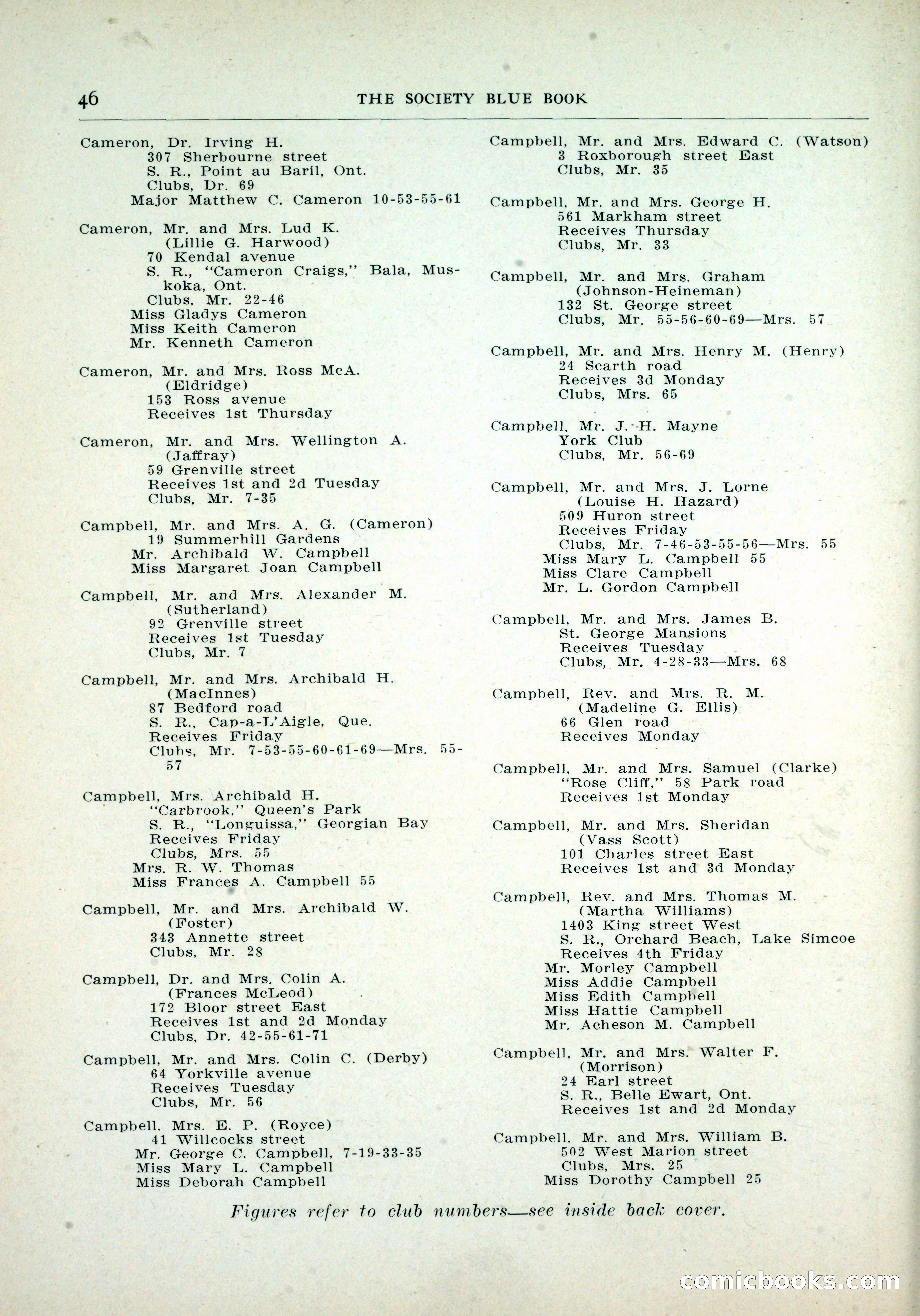 Dau's Blue Book, Toronto — page 38 of 264