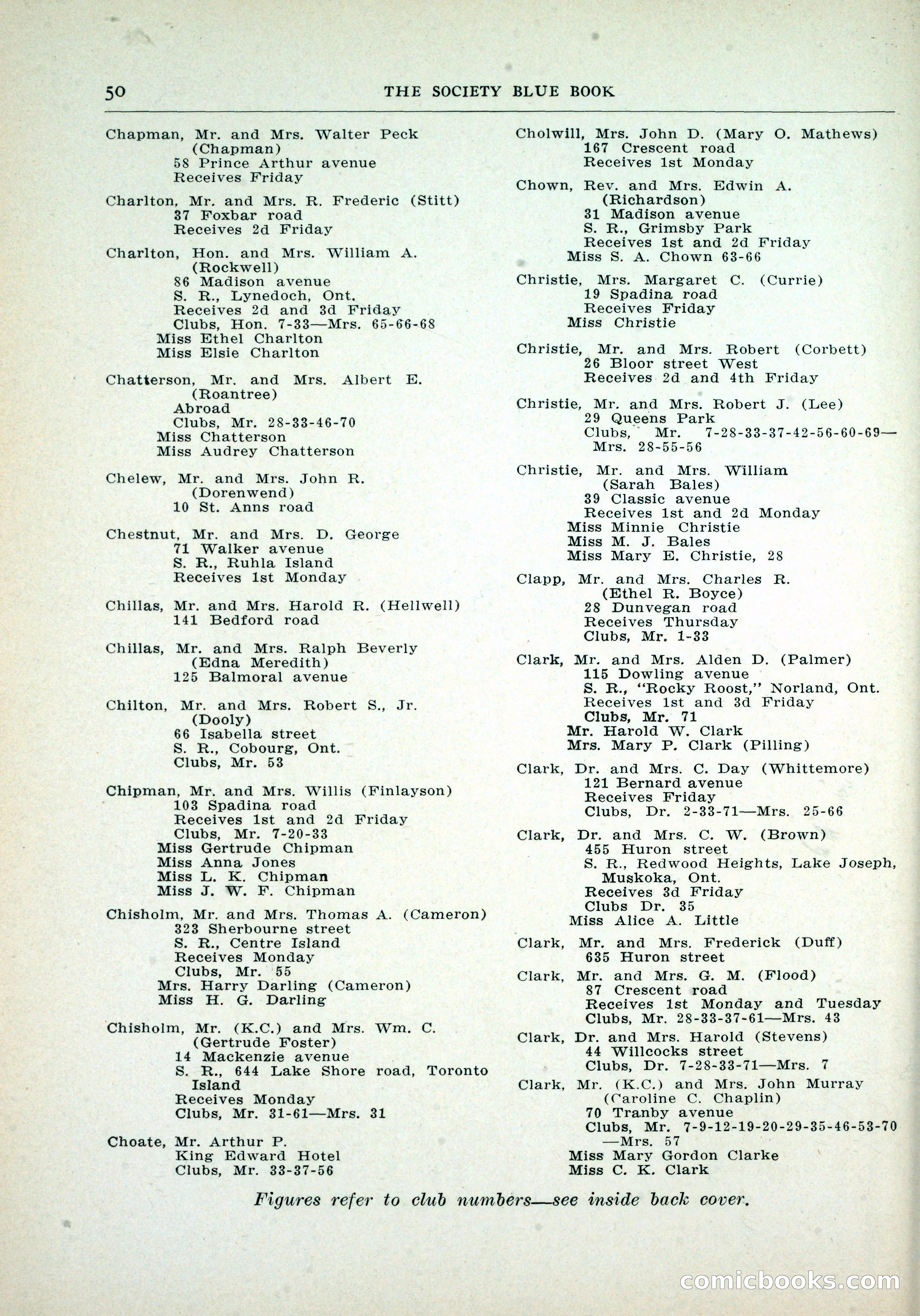 Dau's Blue Book, Toronto — page 42 of 264
