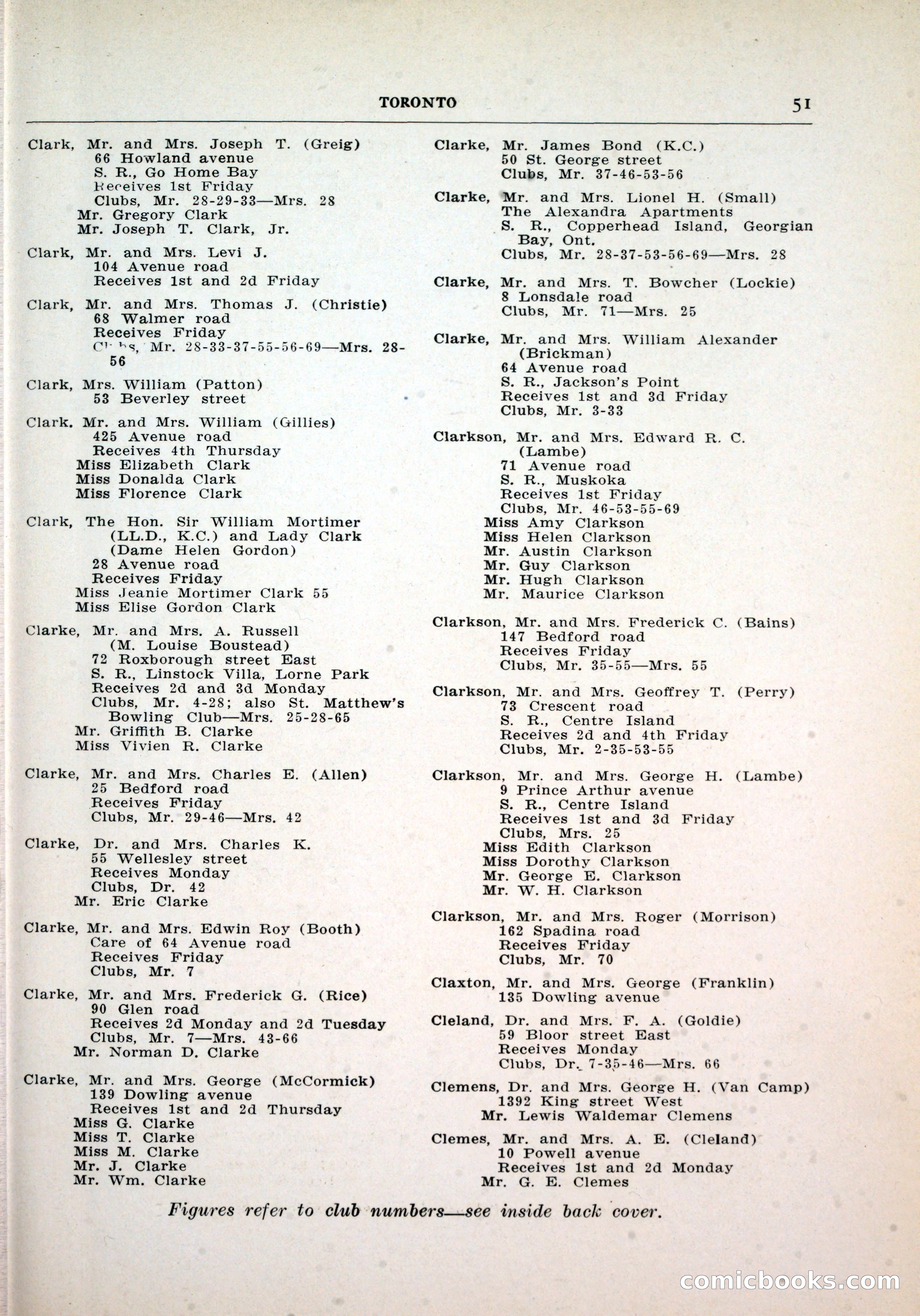 Dau's Blue Book, Toronto — page 43 of 264