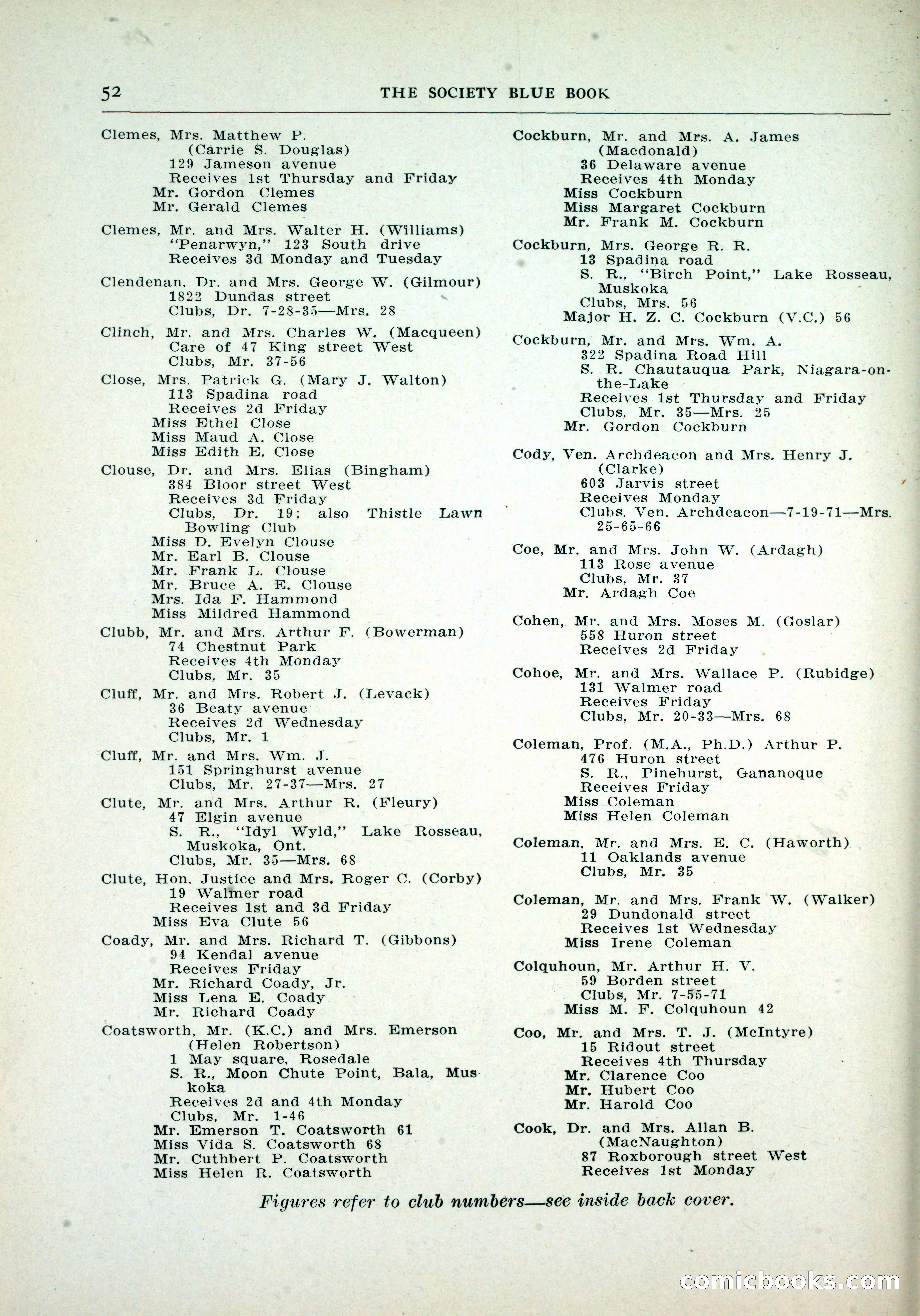 Dau's Blue Book, Toronto — page 44 of 264