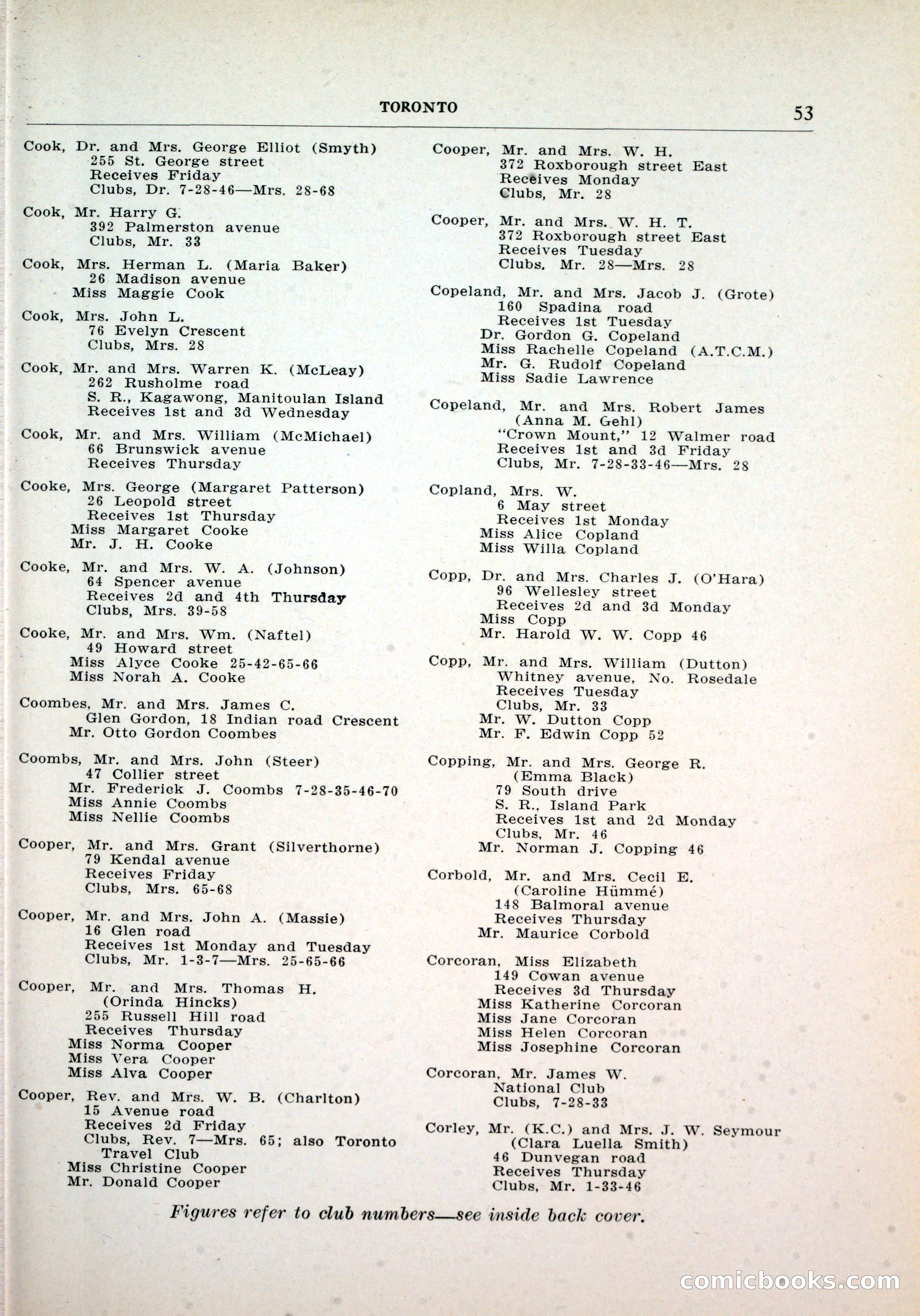 Dau's Blue Book, Toronto — page 45 of 264