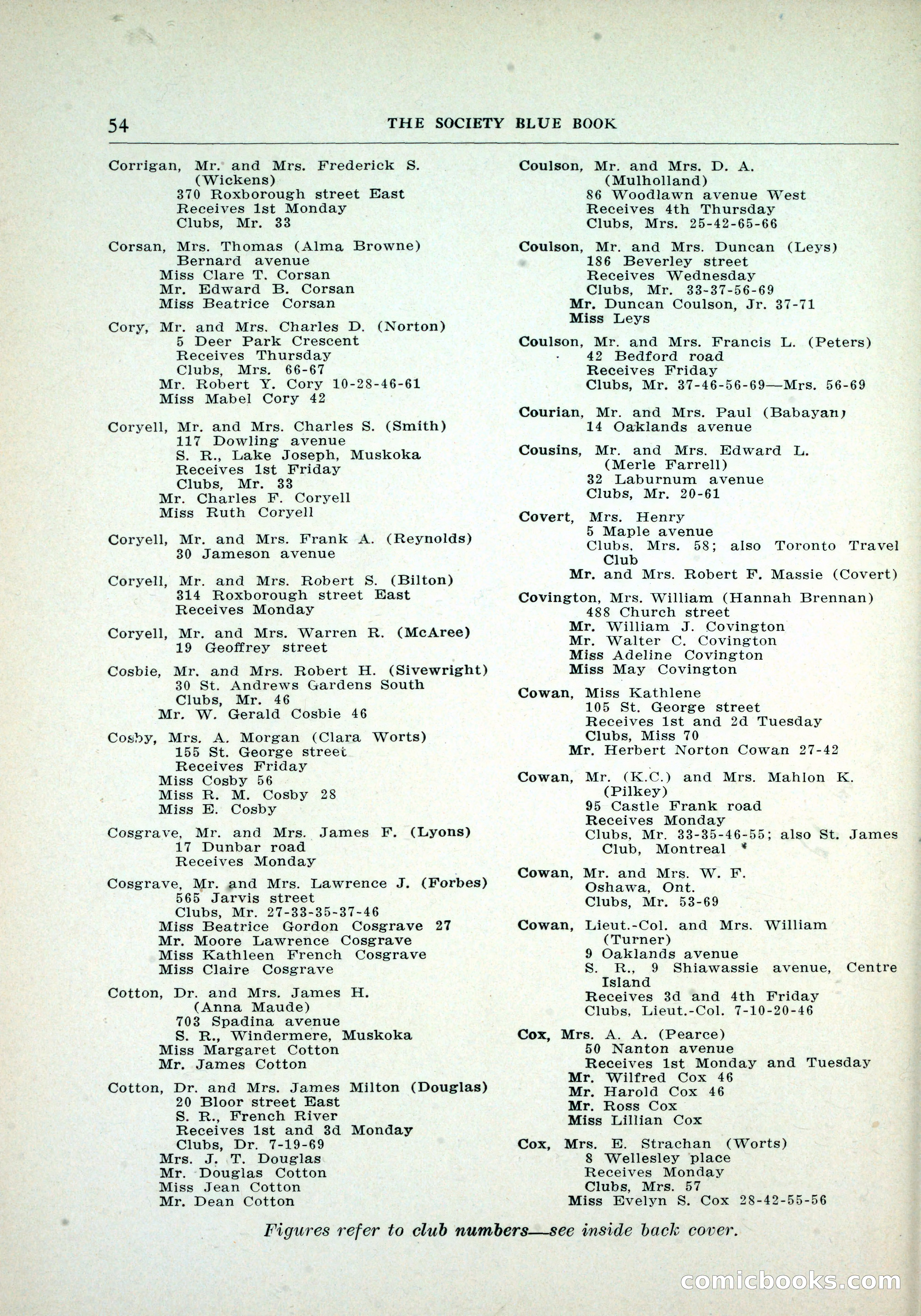 Dau's Blue Book, Toronto — page 46 of 264