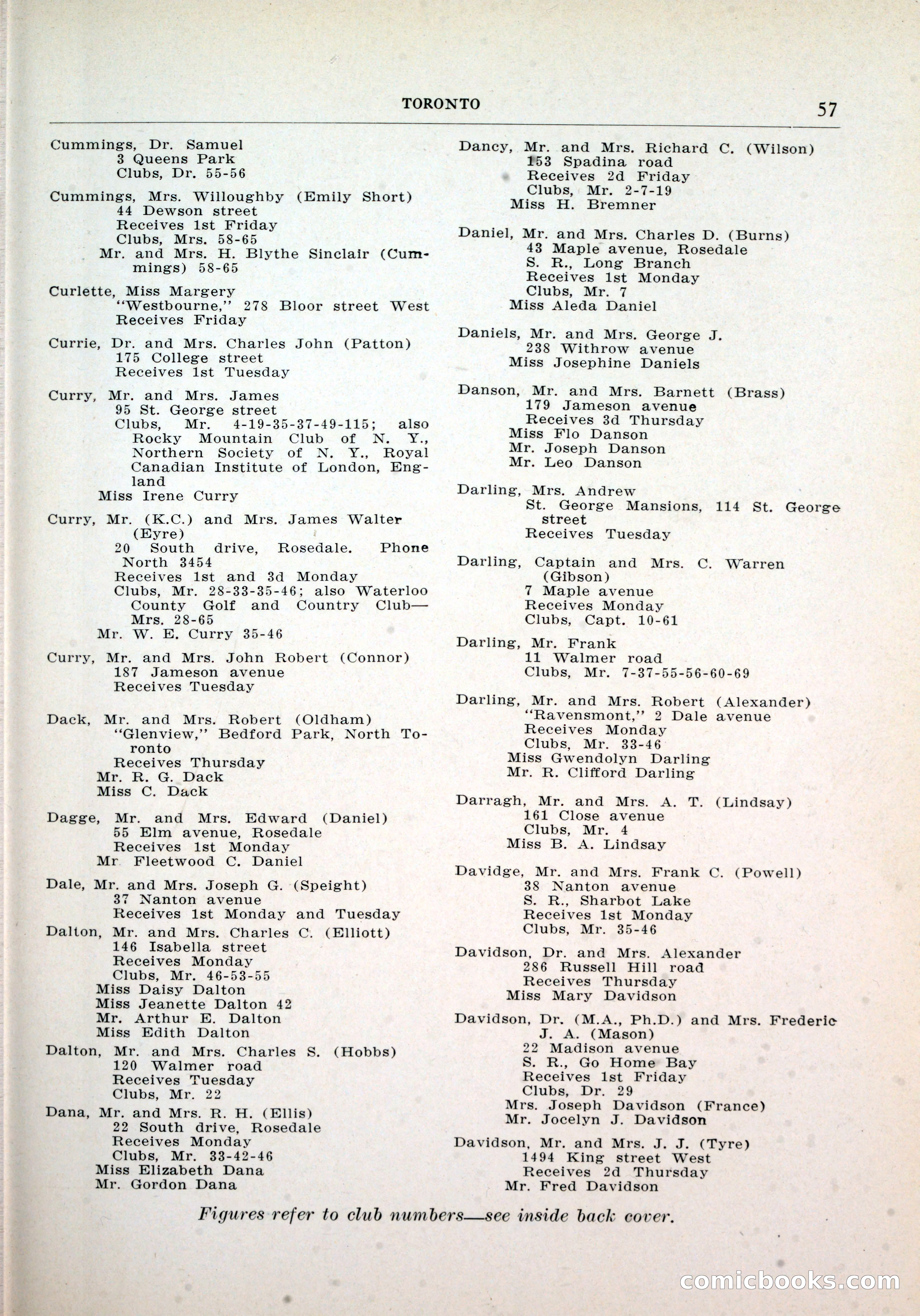 Dau's Blue Book, Toronto — page 49 of 264