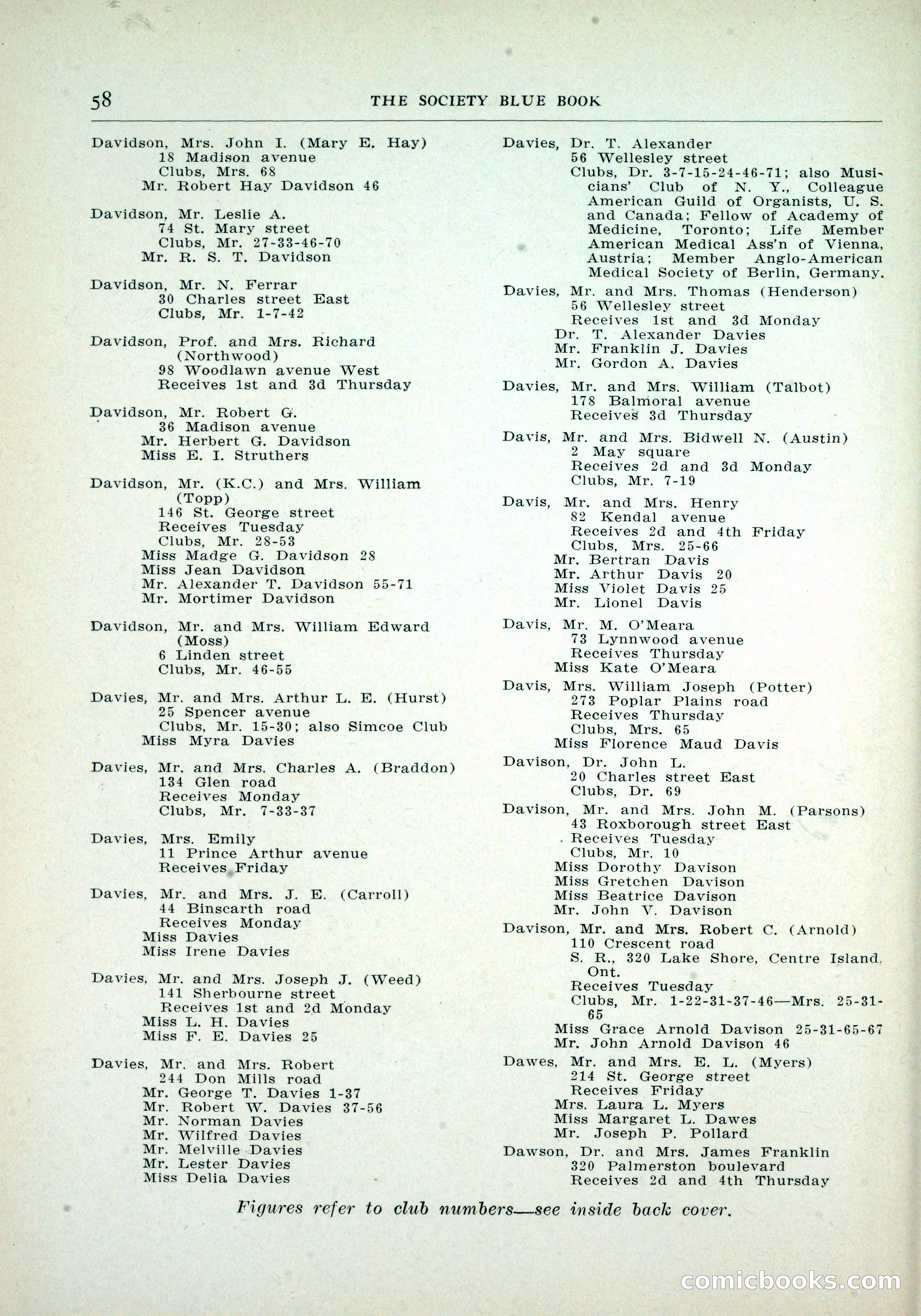 Dau's Blue Book, Toronto — page 50 of 264
