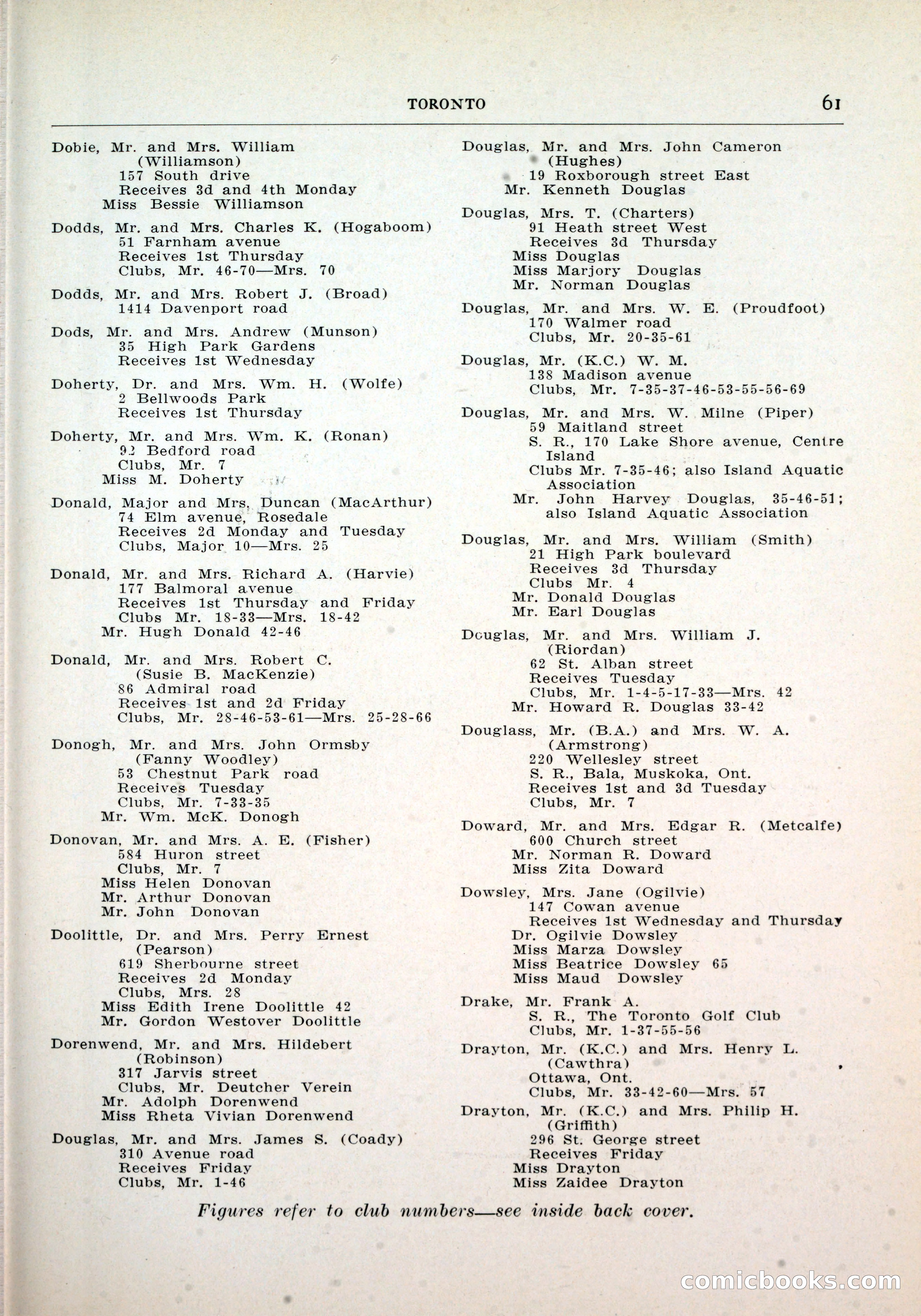Dau's Blue Book, Toronto — page 53 of 264