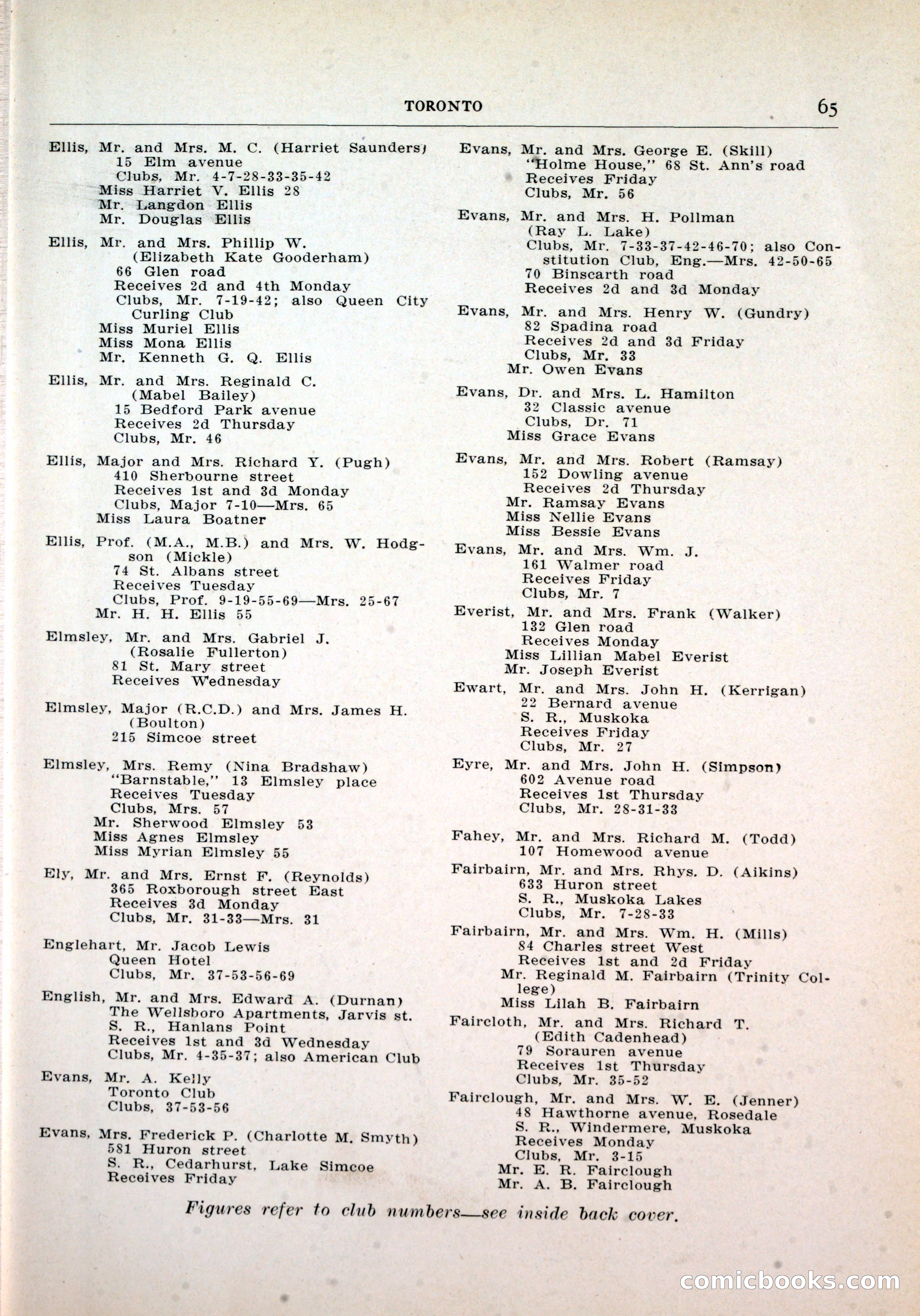 Dau's Blue Book, Toronto — page 57 of 264