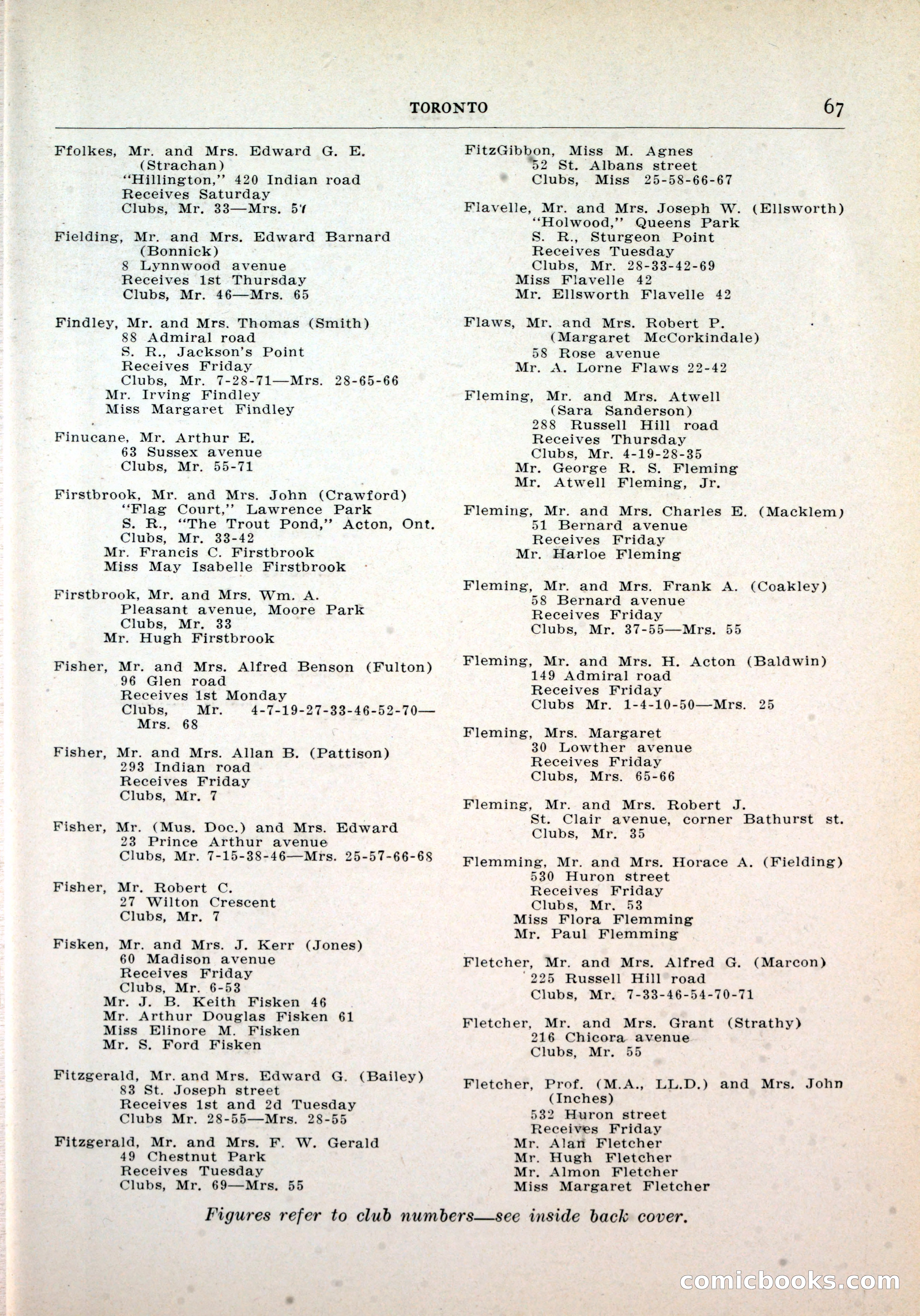 Dau's Blue Book, Toronto — page 59 of 264